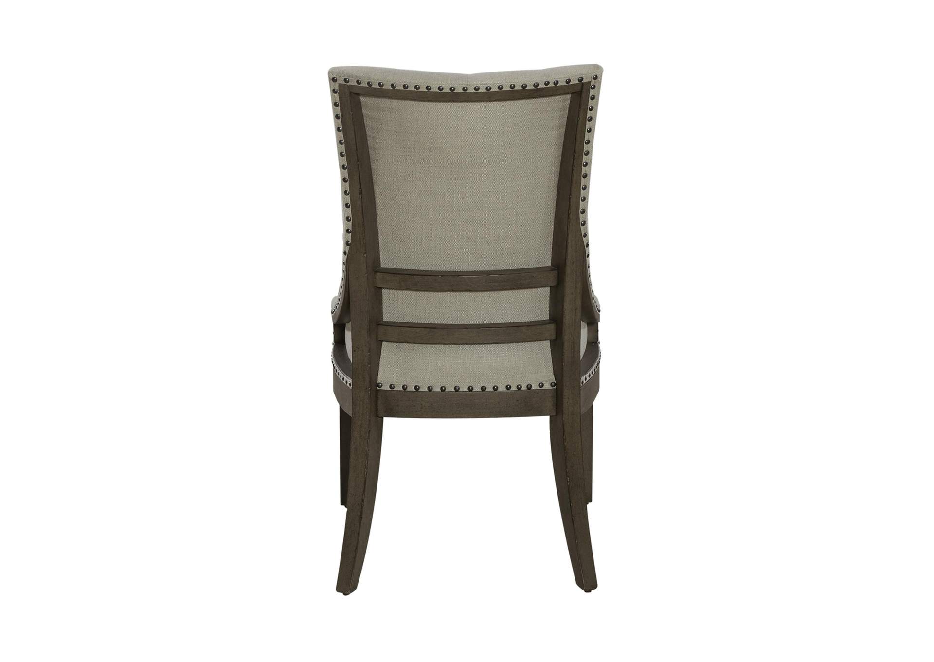 Americana Farmhouse Upholstered Shelter Side Chair (RTA),Liberty