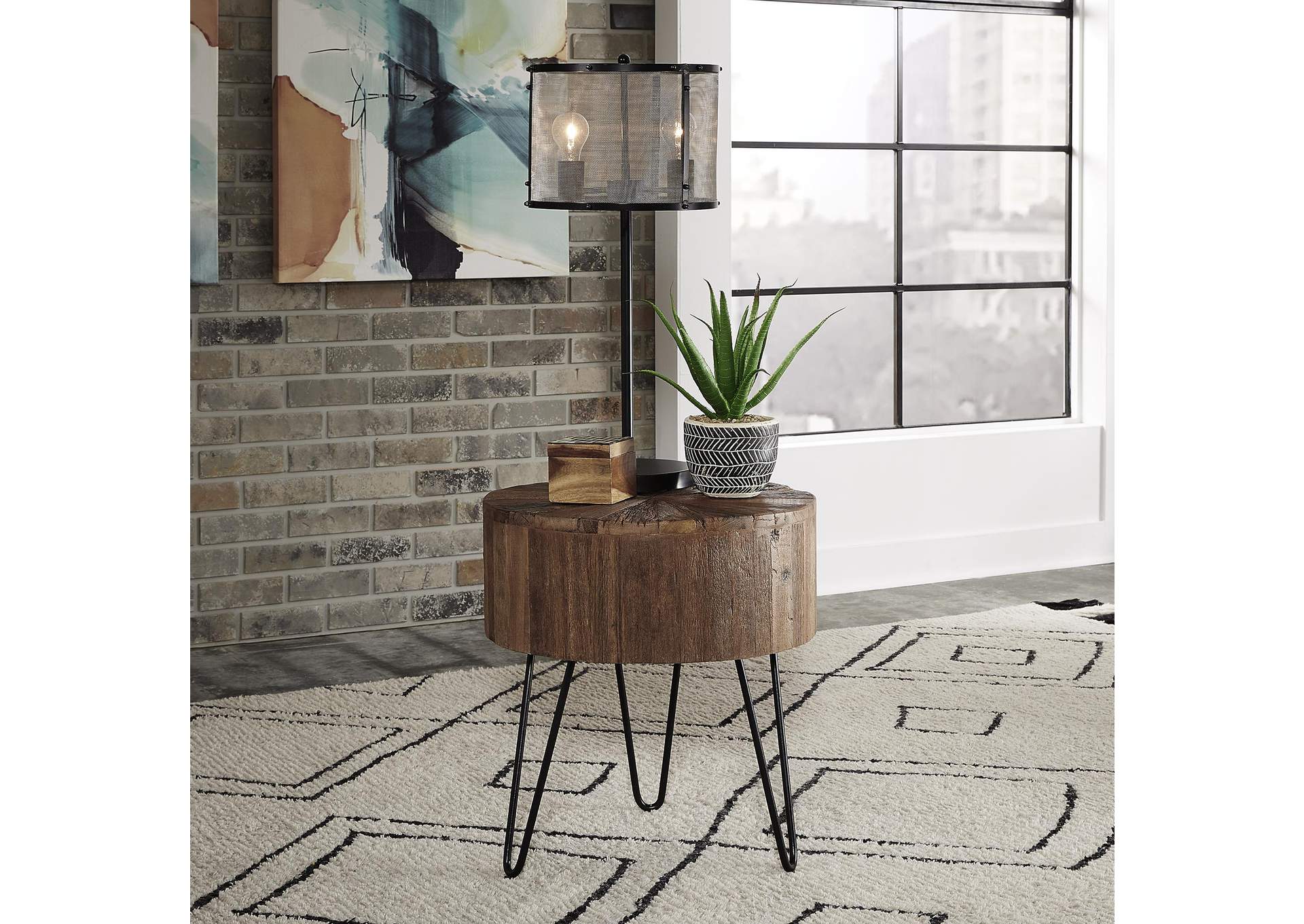 Canyon Accent End Table,Liberty