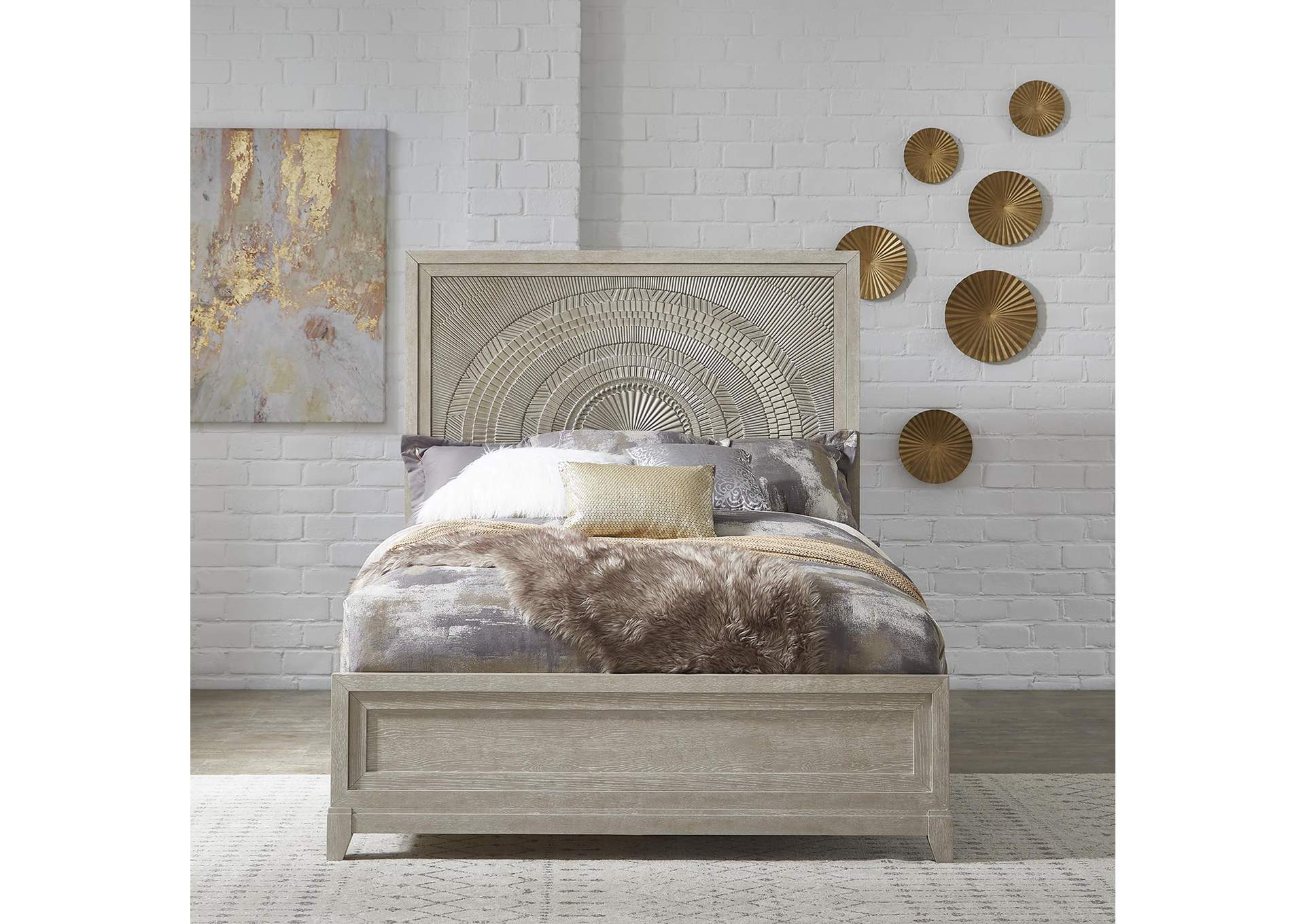Belmar Queen Panel Bed,Liberty