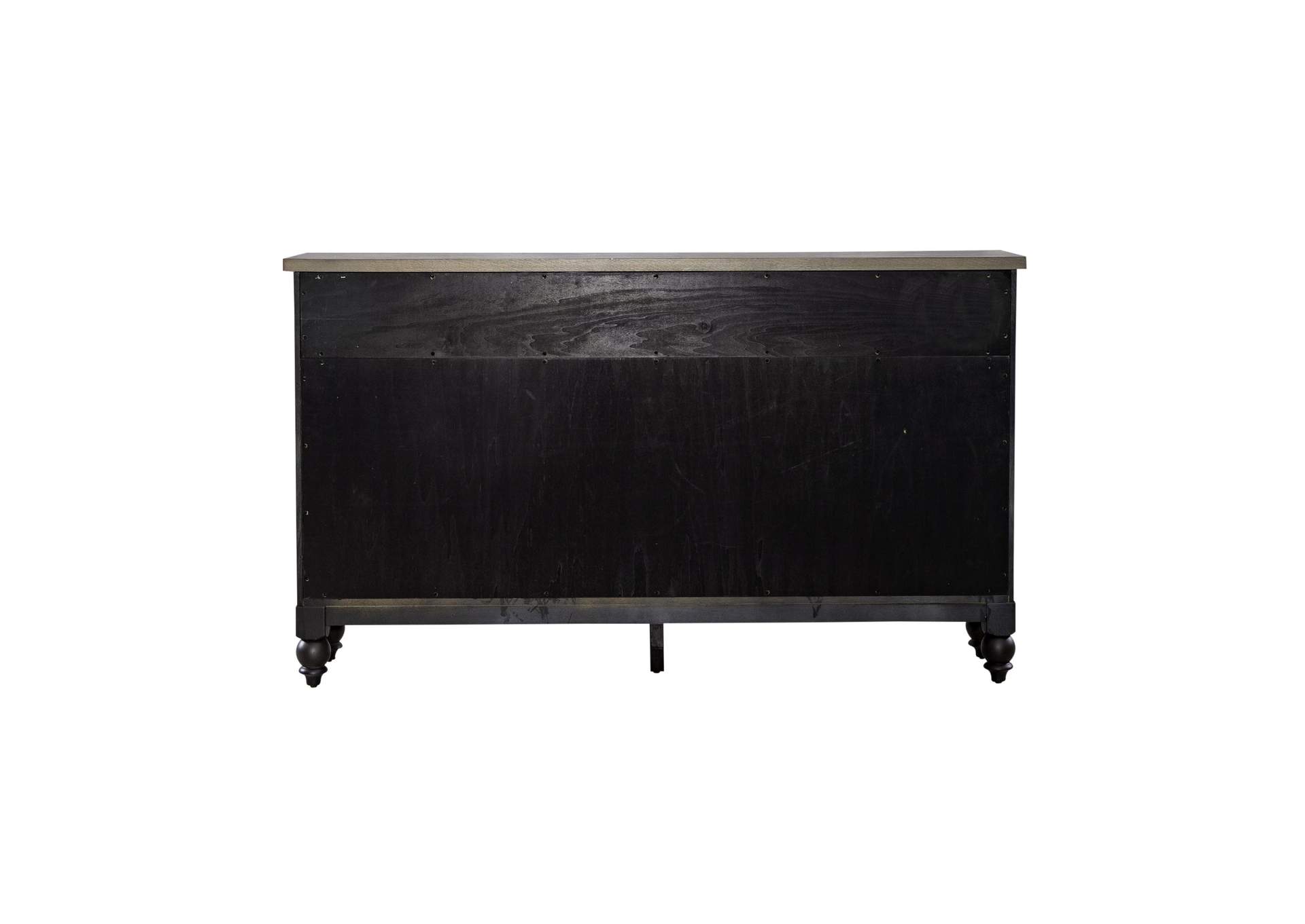 Americana Farmhouse Hall Buffet - Black,Liberty