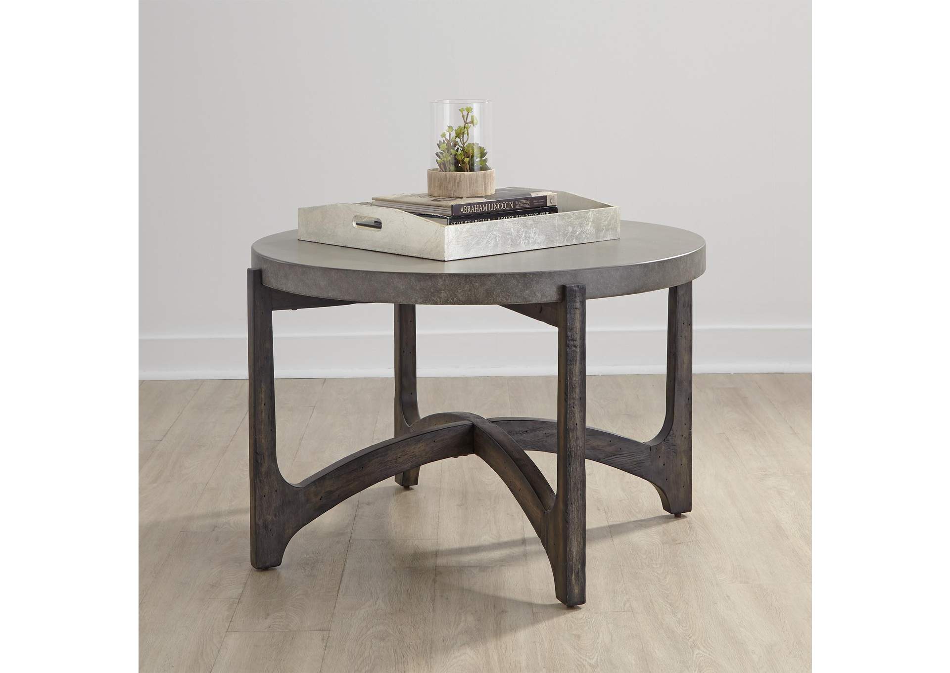 Cascade Round Cocktail Table,Liberty