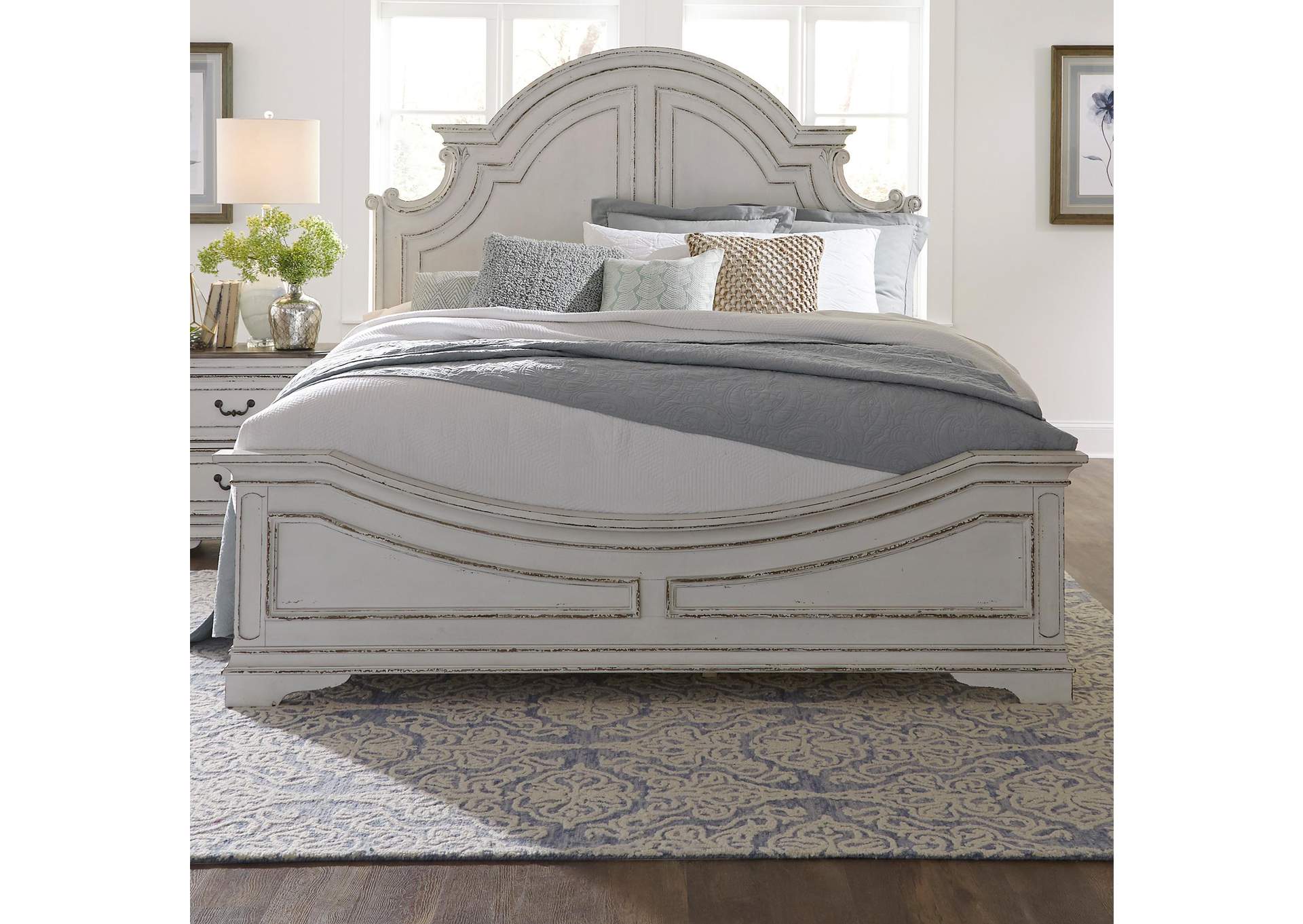 Magnolia Manor California King Panel Bed,Liberty