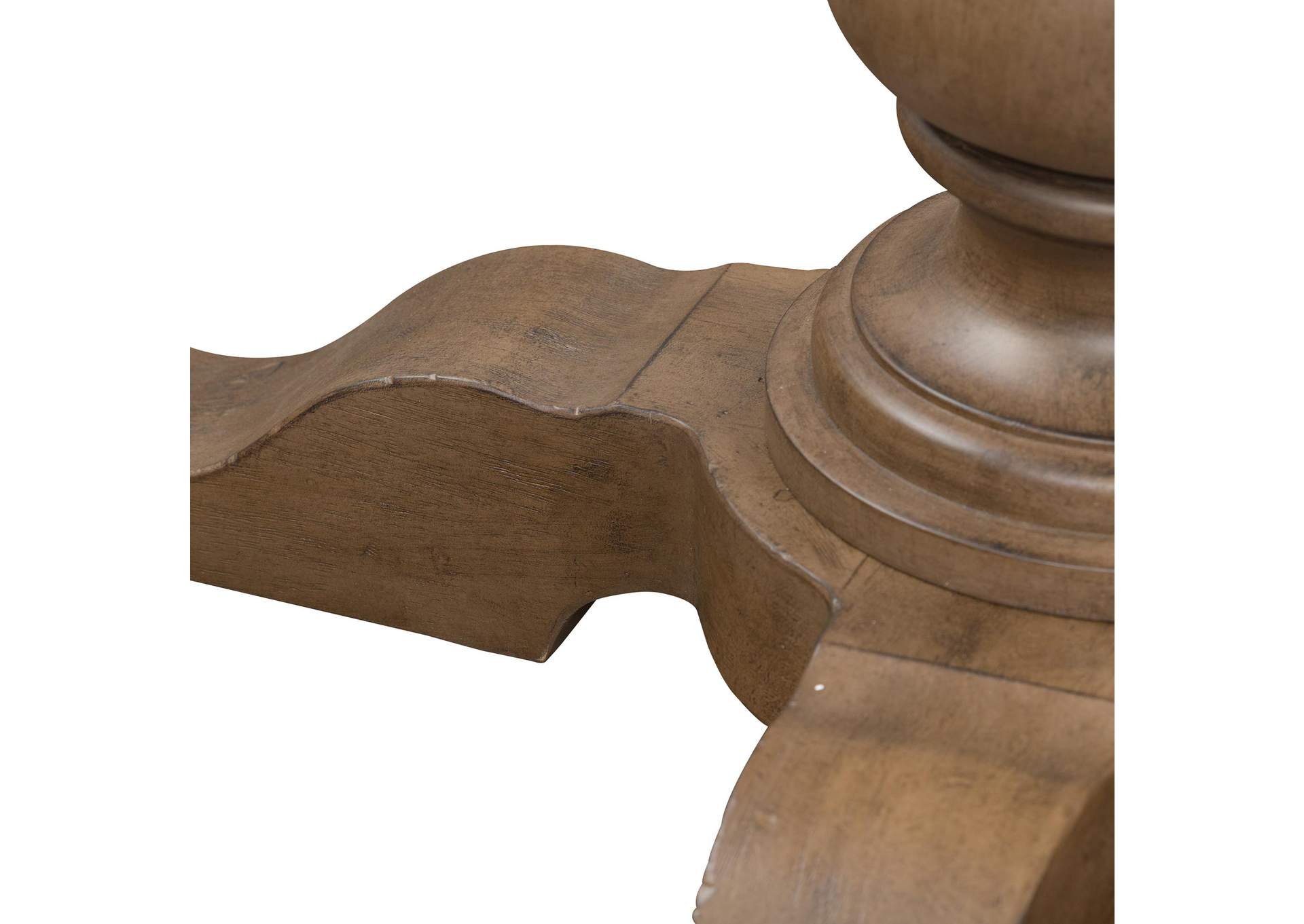 Americana Farmhouse Pedestal Table Set,Liberty