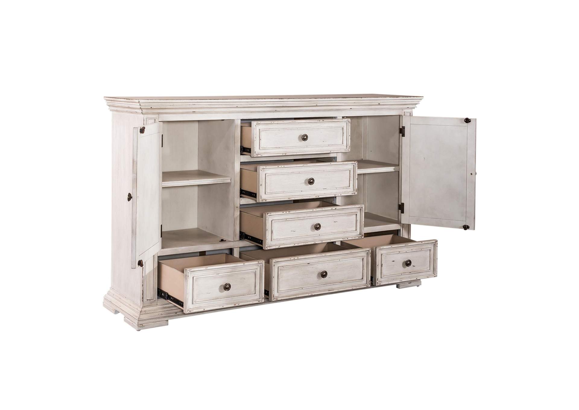 Big Valley 2 Door 6 Drawer Dresser,Liberty