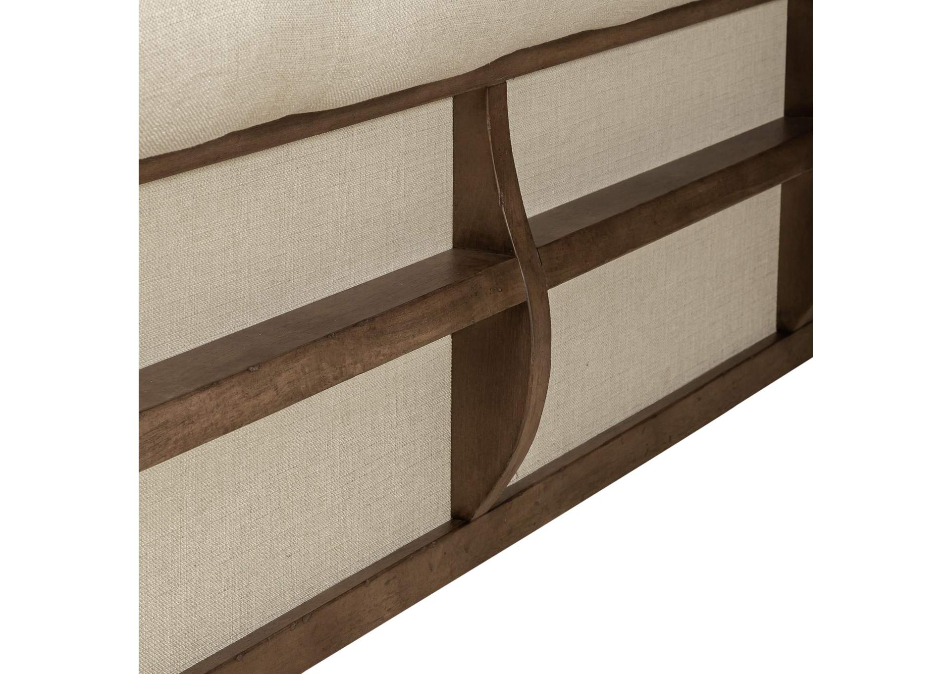 Americana Farmhouse King Sleigh Bed,Liberty