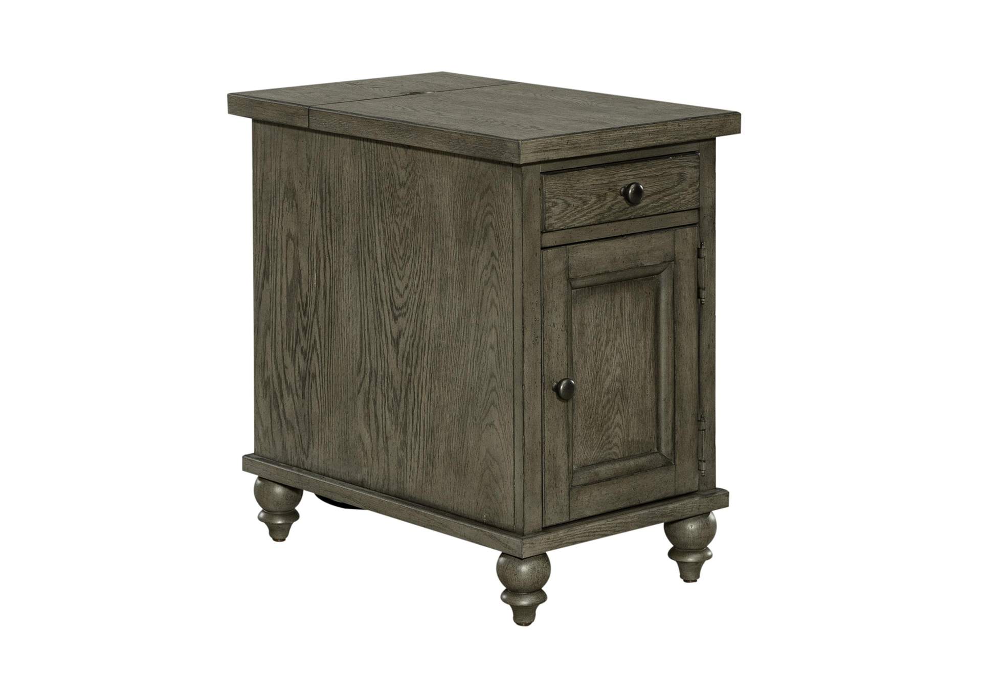 Americana Farmhouse Chair Side Table,Liberty