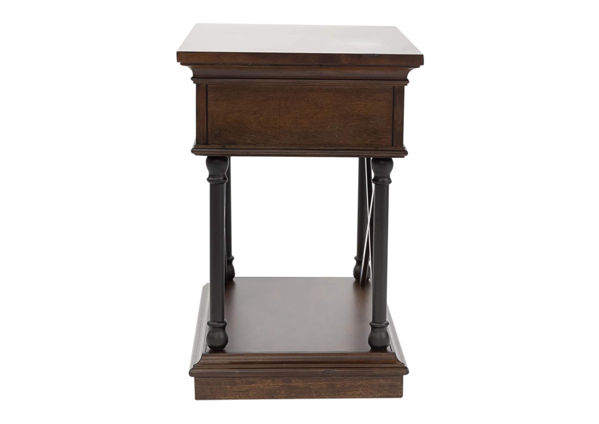 Tribeca Drawer Chair Side Table,Liberty