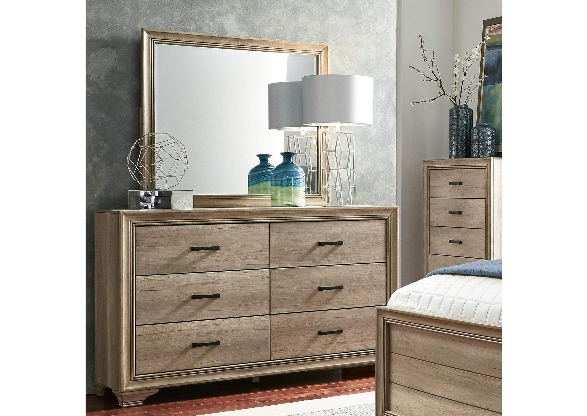 Sun Valley 6 Drawer Dresser,Liberty