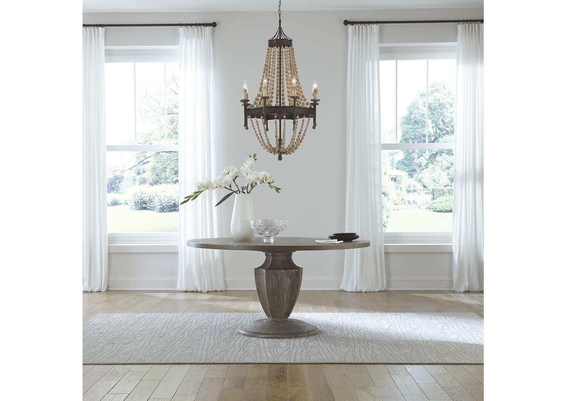 Westfield Pedestal Table Set,Liberty