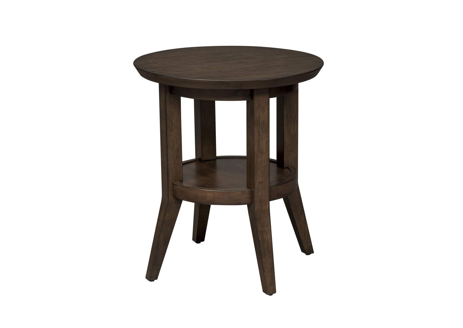 Ventura Blvd Round End Table,Liberty