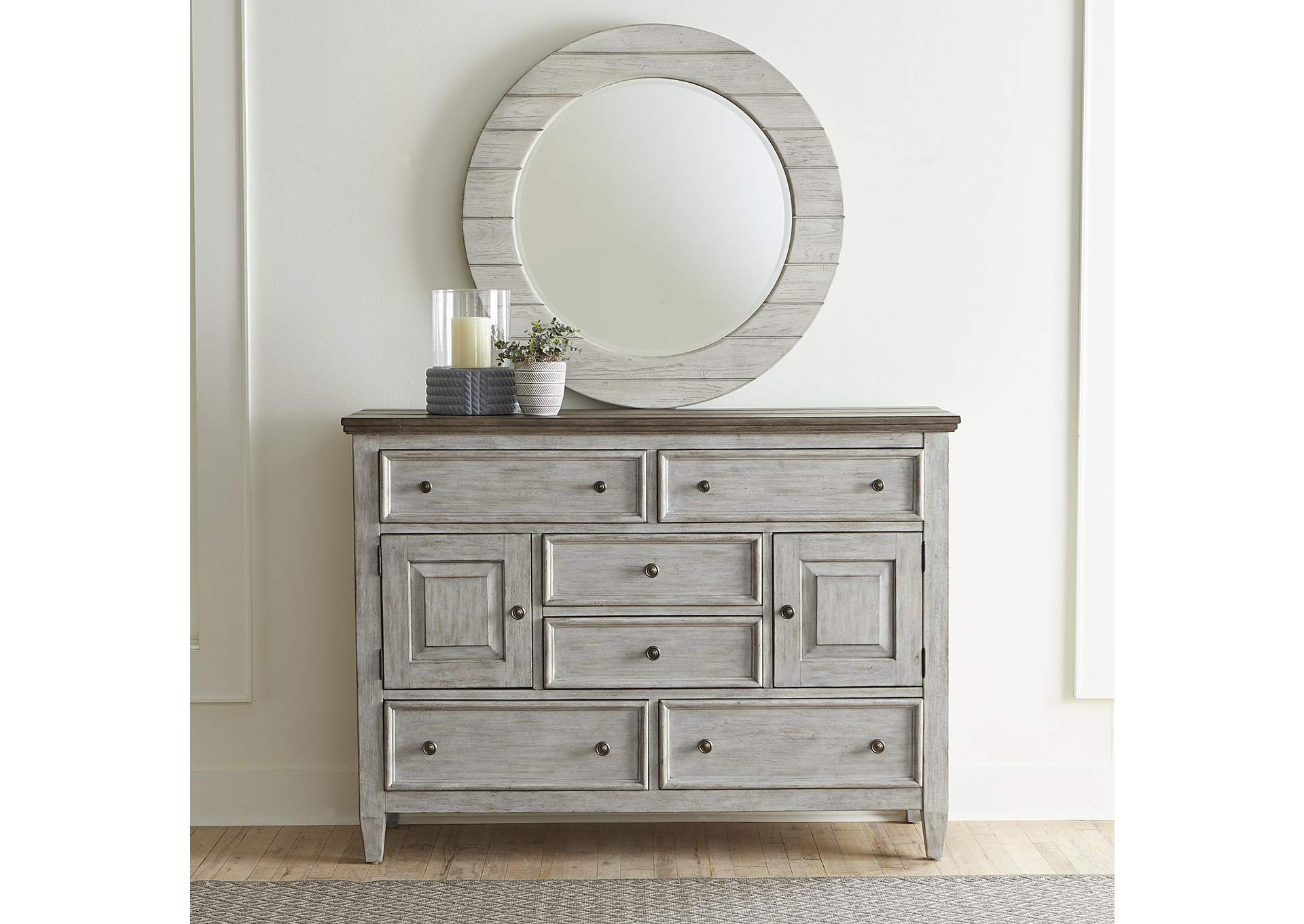 Heartland 2 Door 6 Drawer Chesser,Liberty