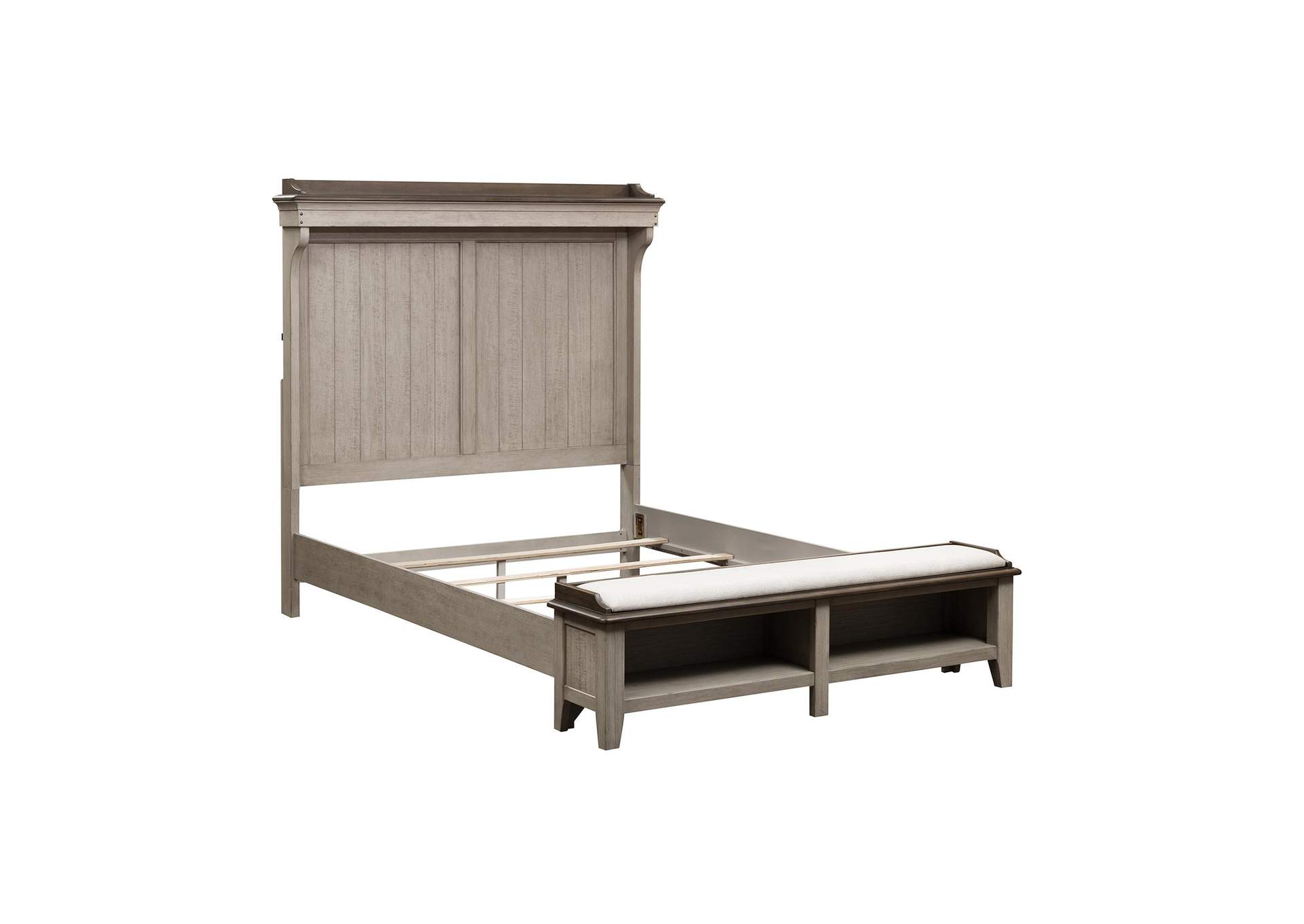 Ivy Hollow Queen Mantle Storage Bed,Liberty