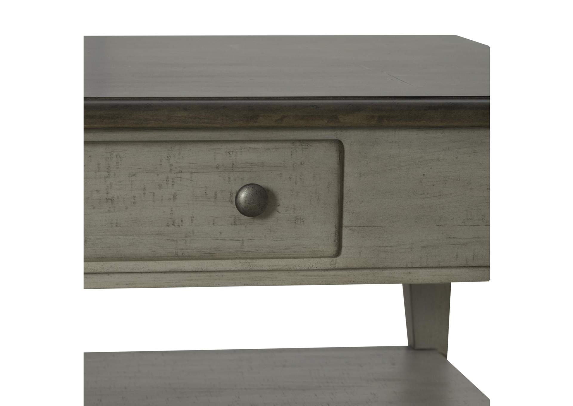 Ivy Hollow Drawer Cocktail Table,Liberty