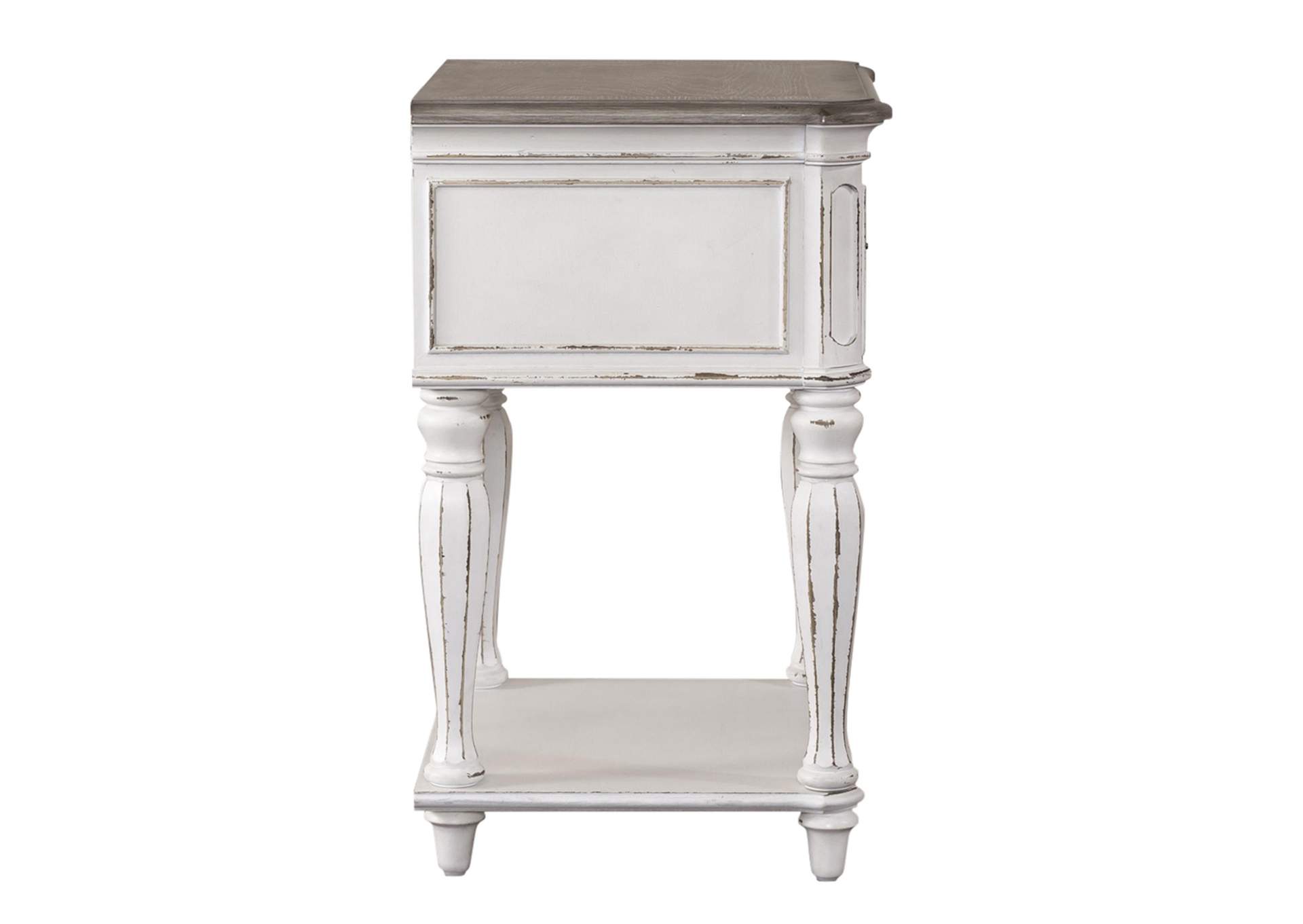 Magnolia Manor Leg Nightstand,Liberty