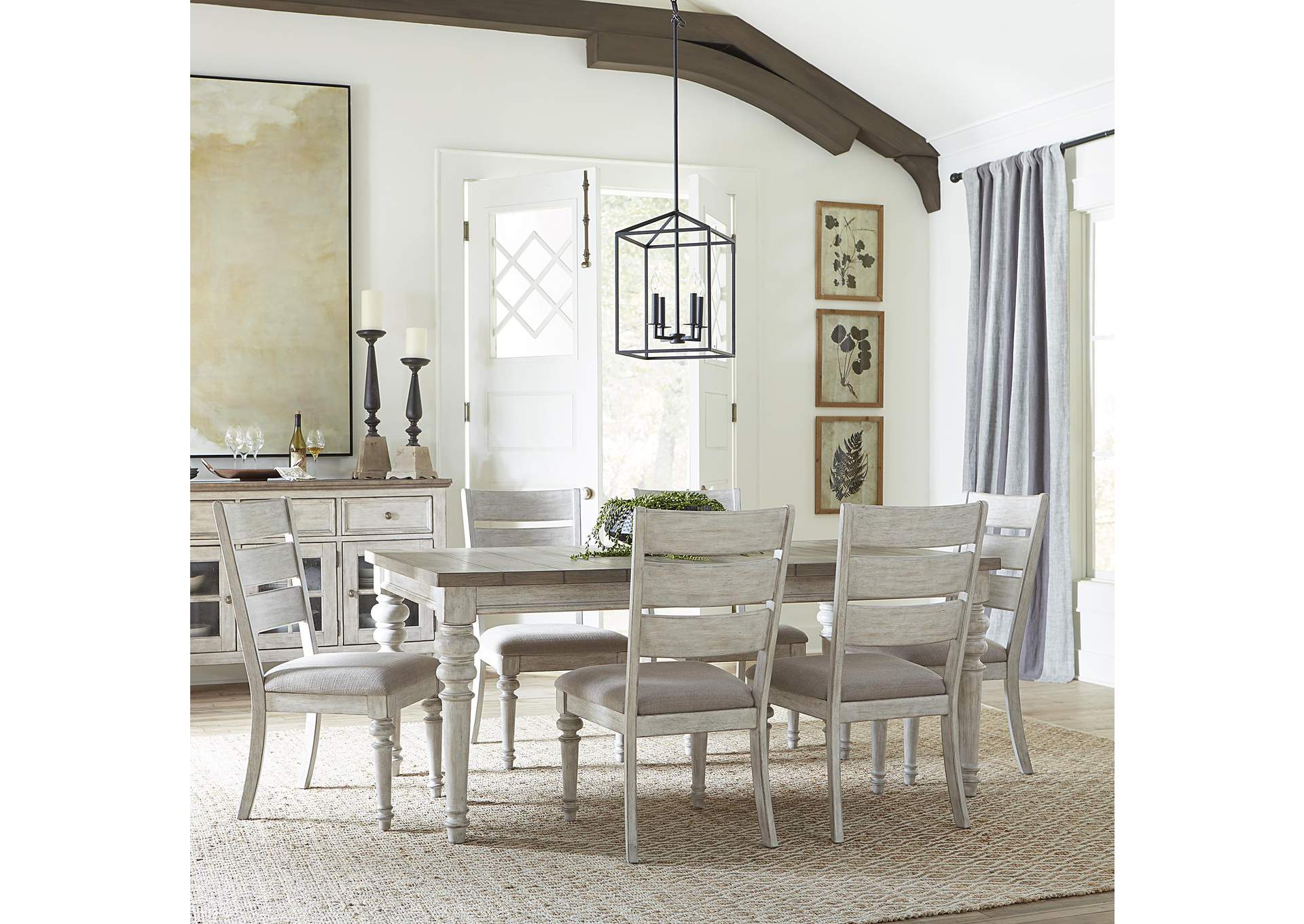 Heartland 7 Piece Rectangular Table Set,Liberty