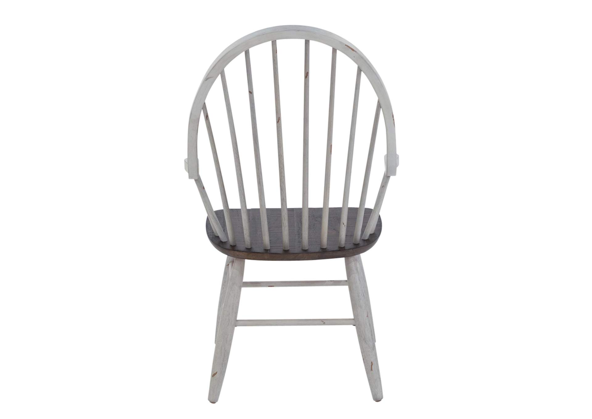 Farmhouse Windsor Back Arm Chair,Liberty