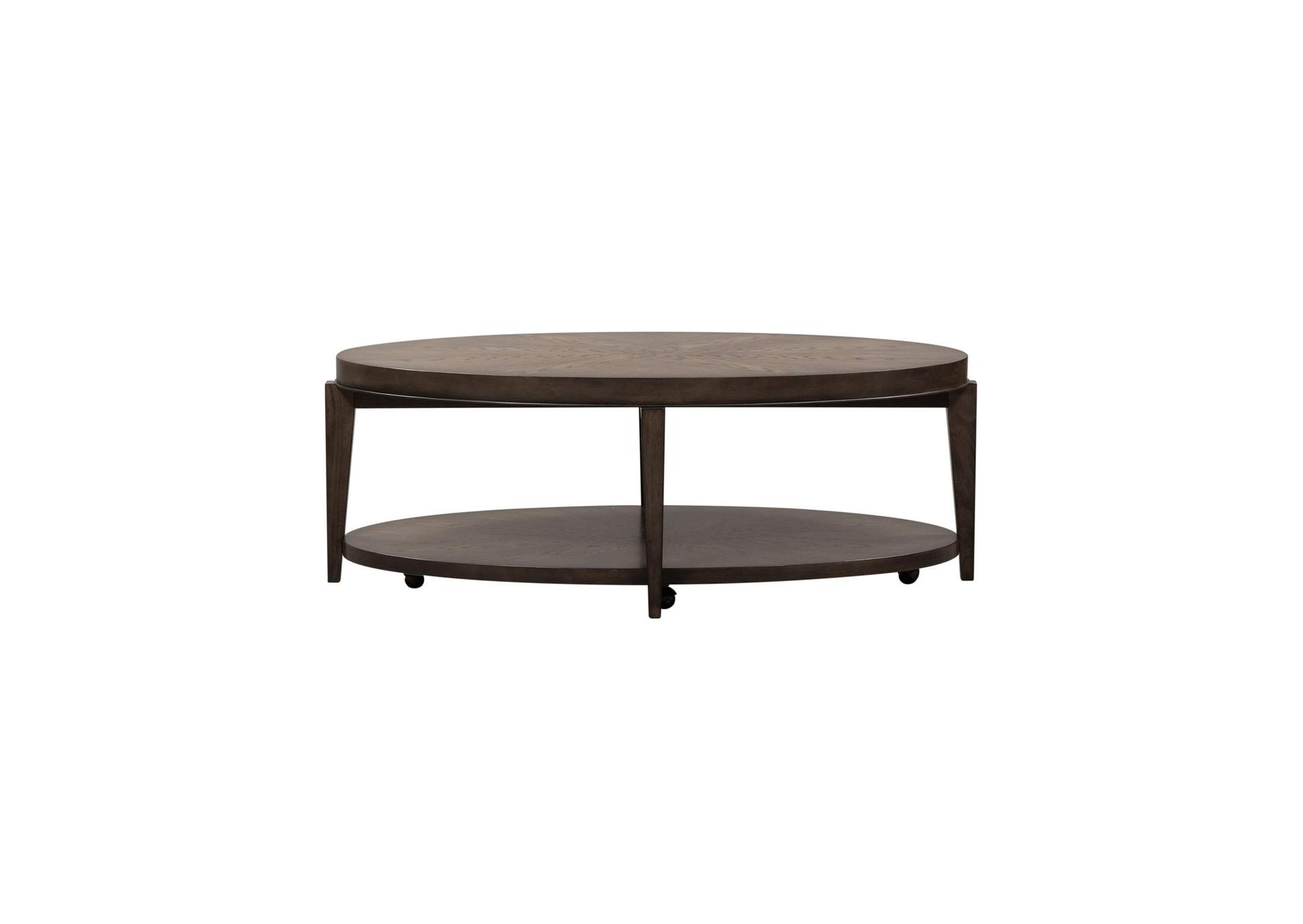 Penton Oval Cocktail Table,Liberty