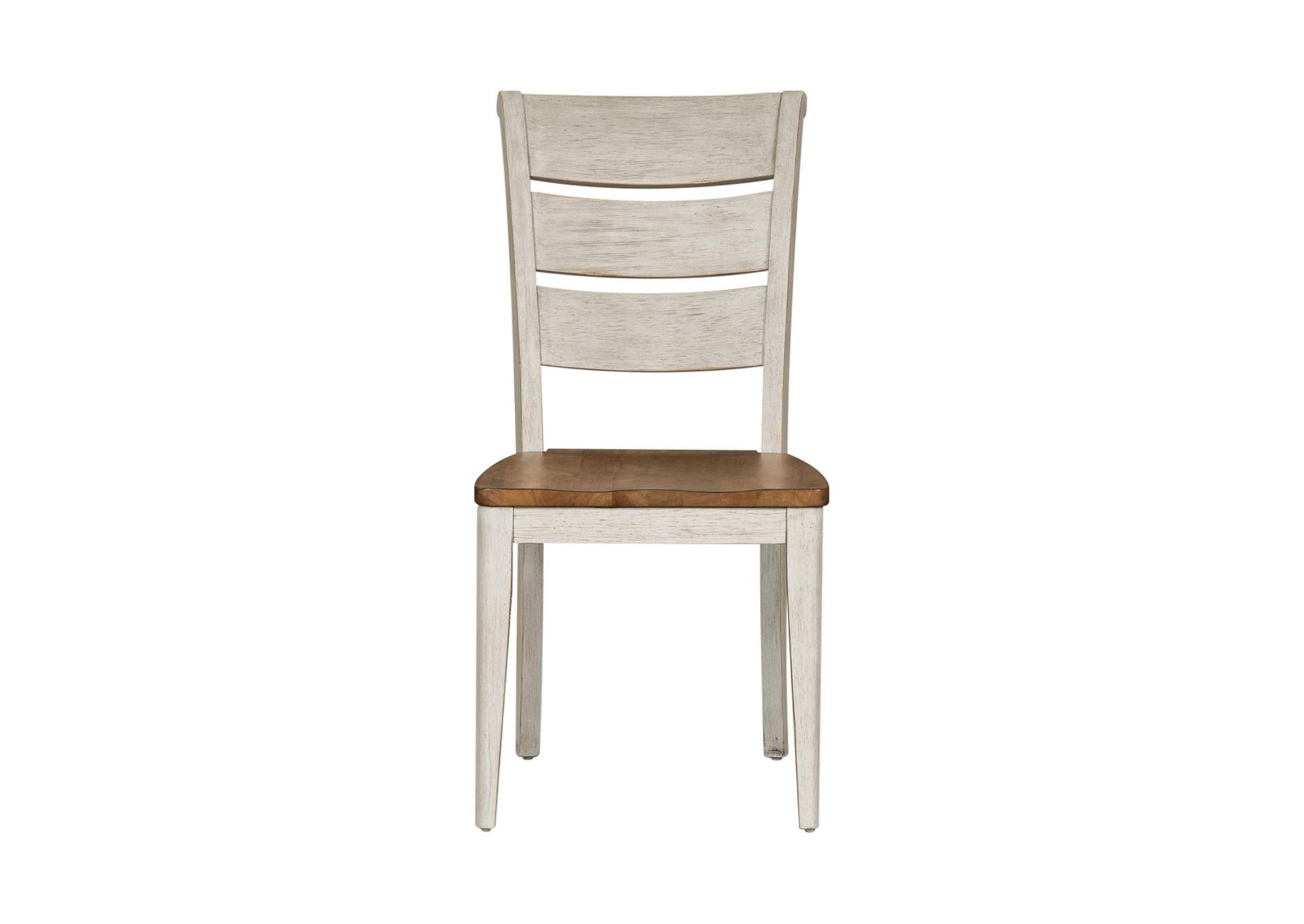 Farmhouse Reimagined Ladder Back Side Chair (RTA),Liberty