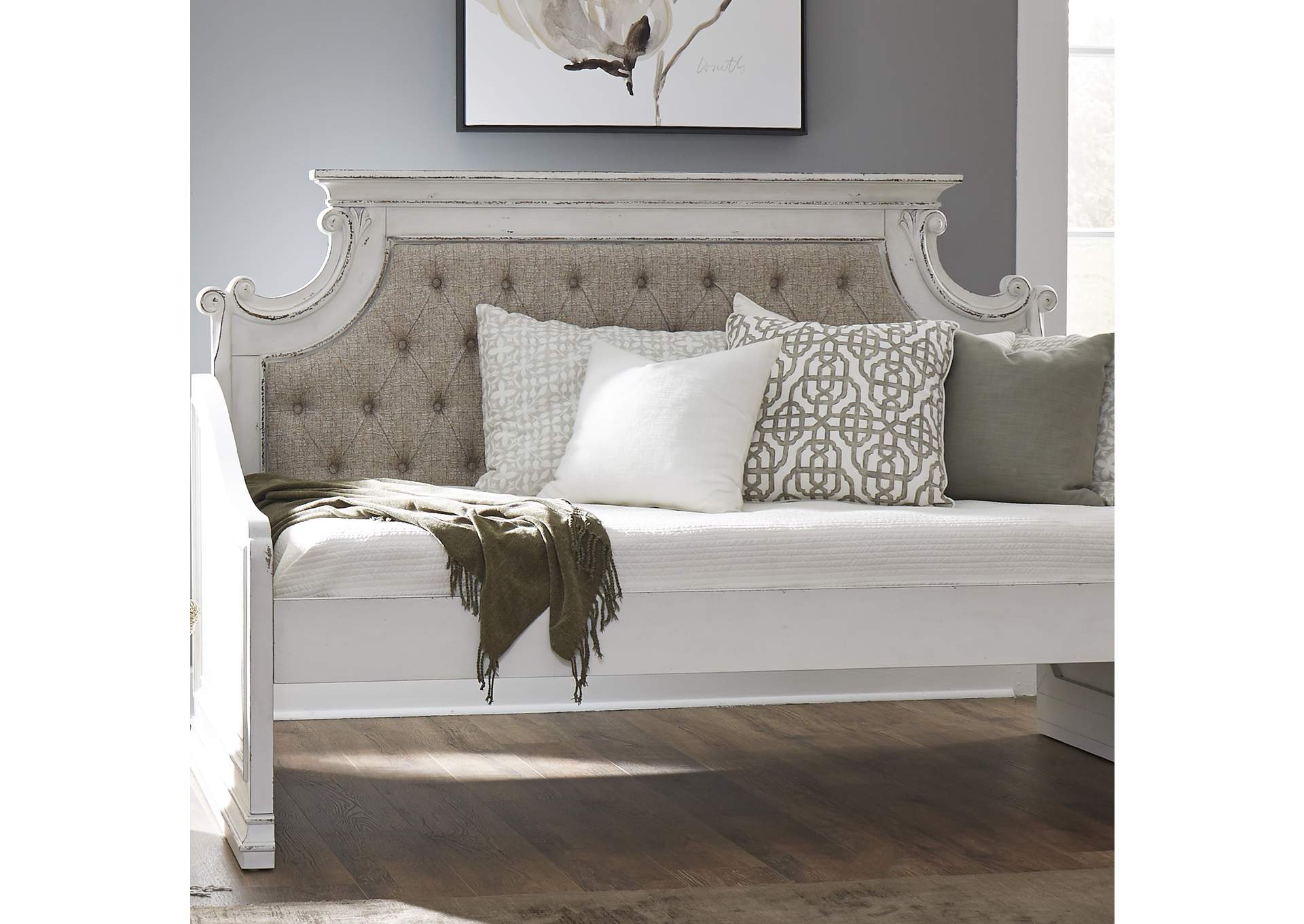 Magnolia Manor Daybed Upholstered Back,Liberty