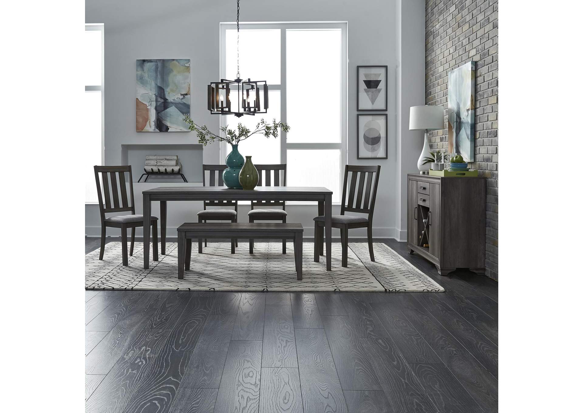 Tanners Creek 6 Piece Rectangular Table Set,Liberty