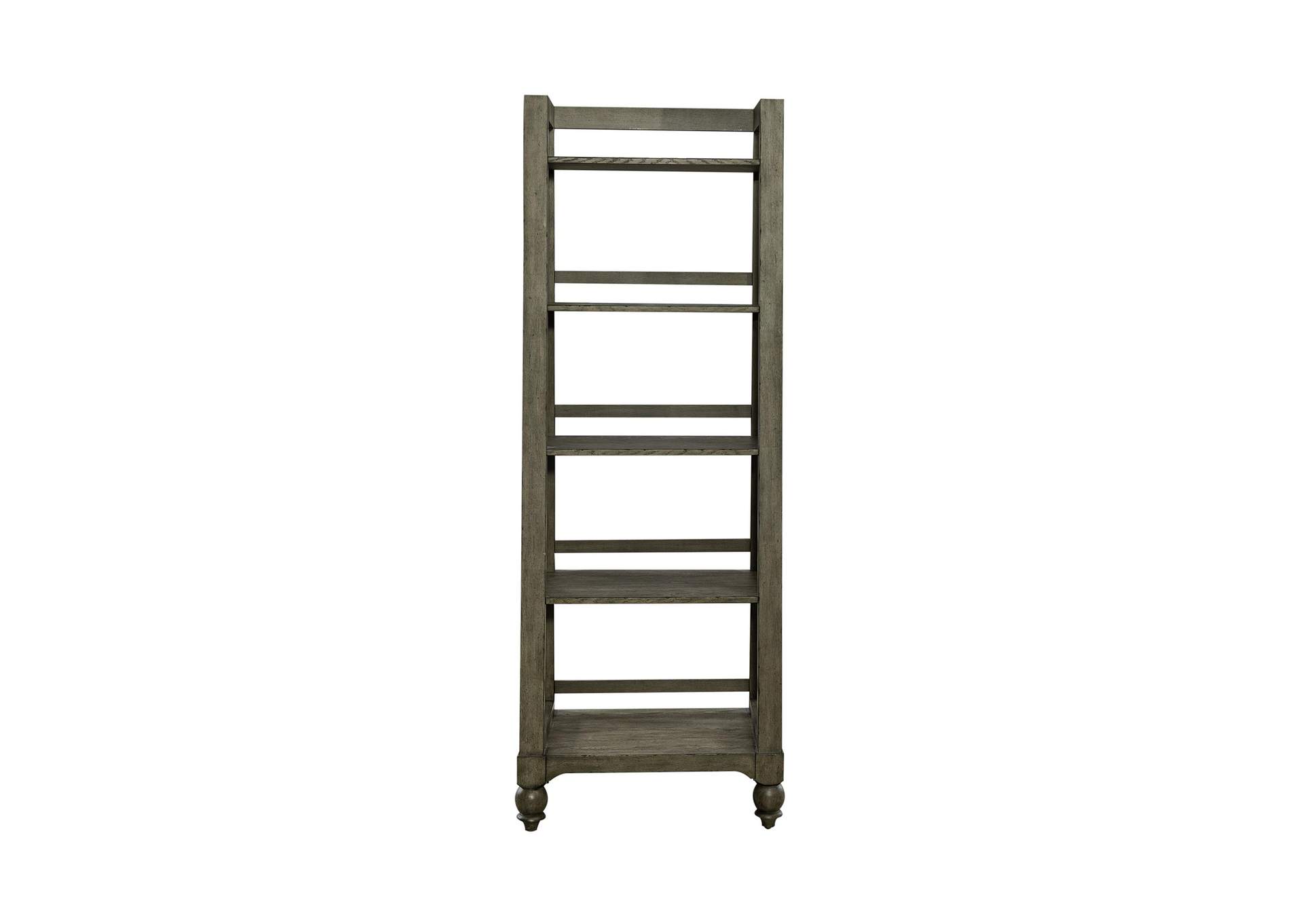 Americana Farmhouse Leaning Pier Bookcase,Liberty