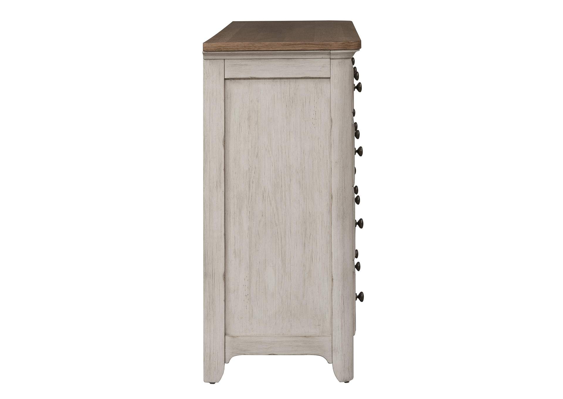 Farmhouse Reimagined 8 Drawer Dresser,Liberty