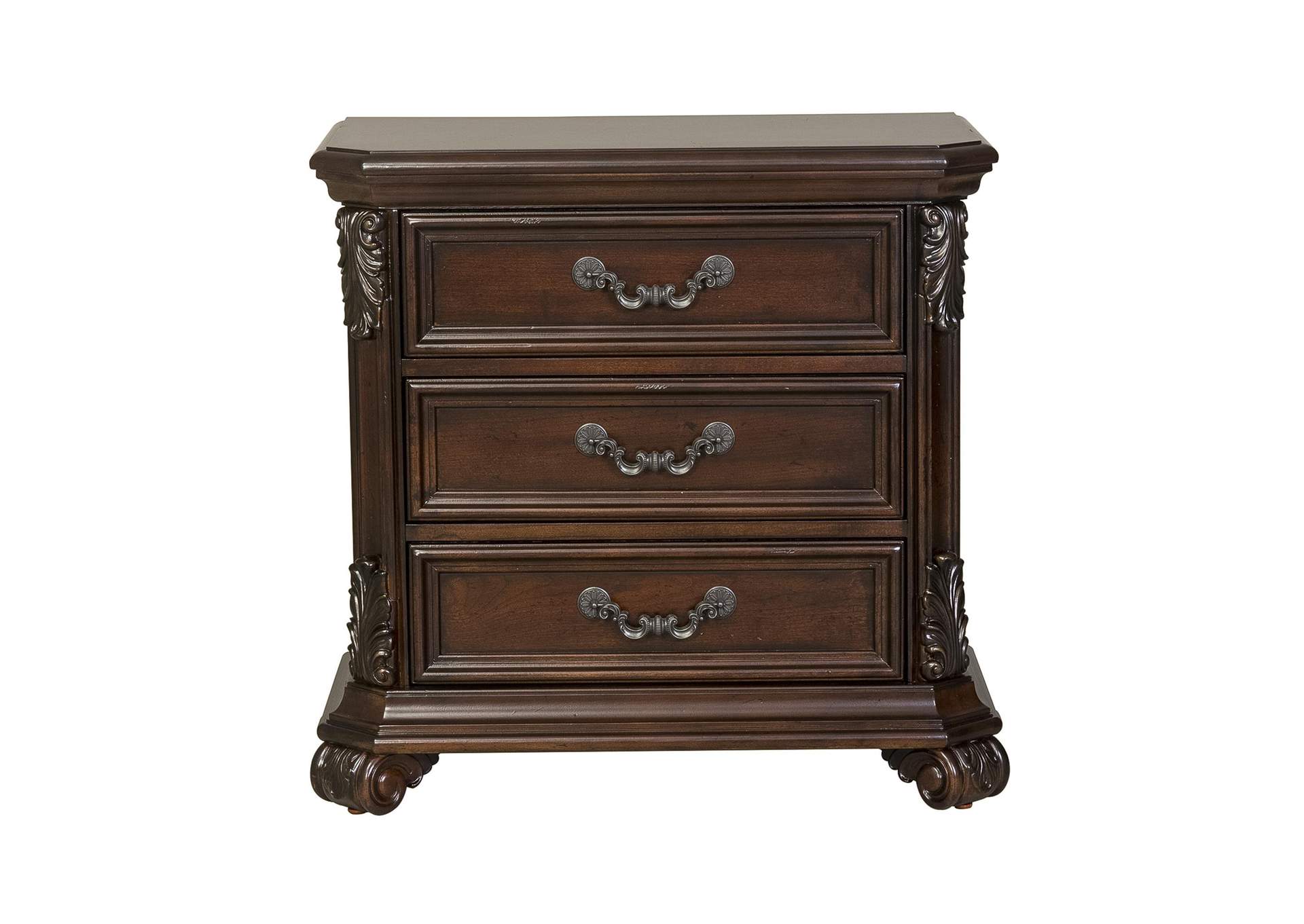 Messina Estates 3 Drawer Nightstand,Liberty