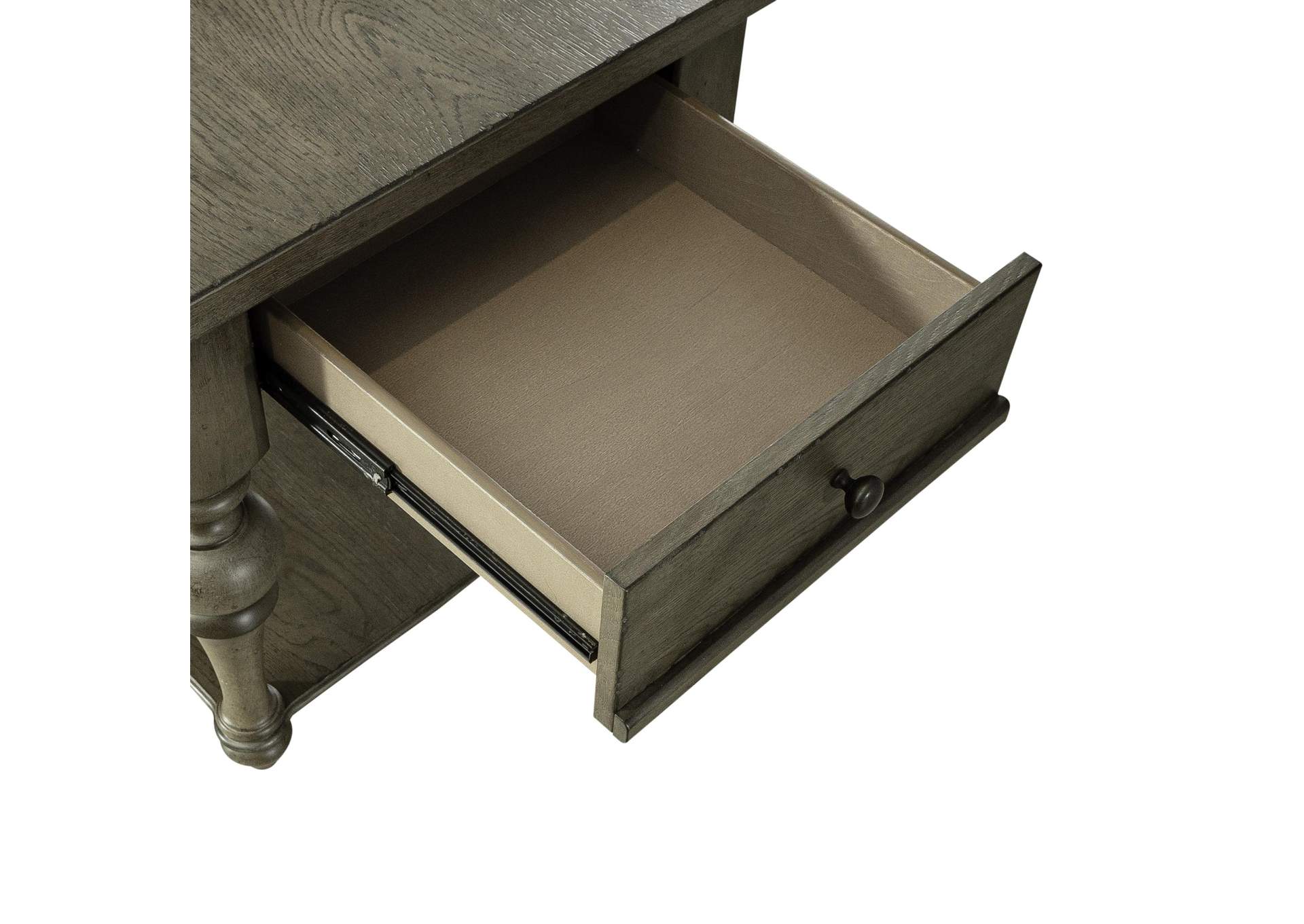 Americana Farmhouse Drawer End Table,Liberty