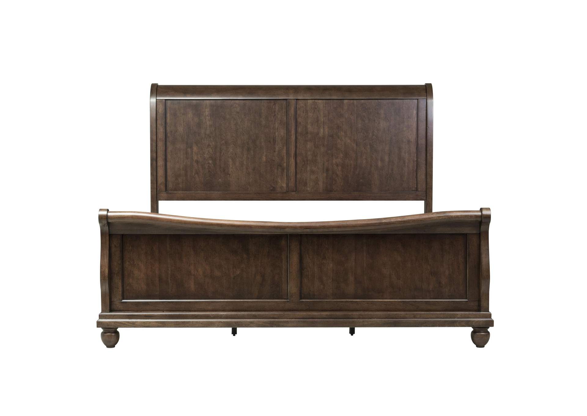 Rustic Traditions California King Sleigh Bed, Dresser & Mirror,Liberty