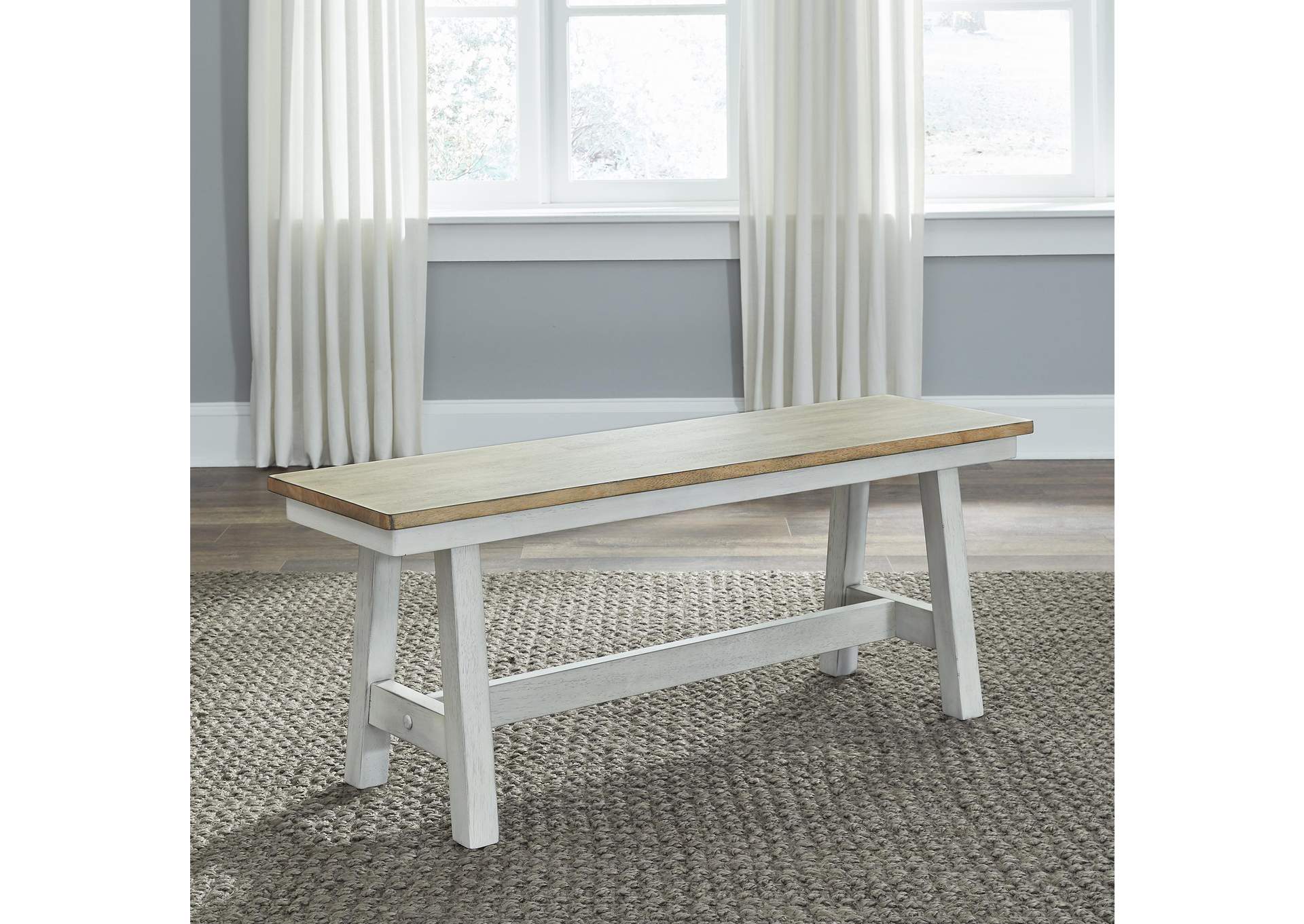 Lindsey Farm Backless Dining Bench (RTA),Liberty