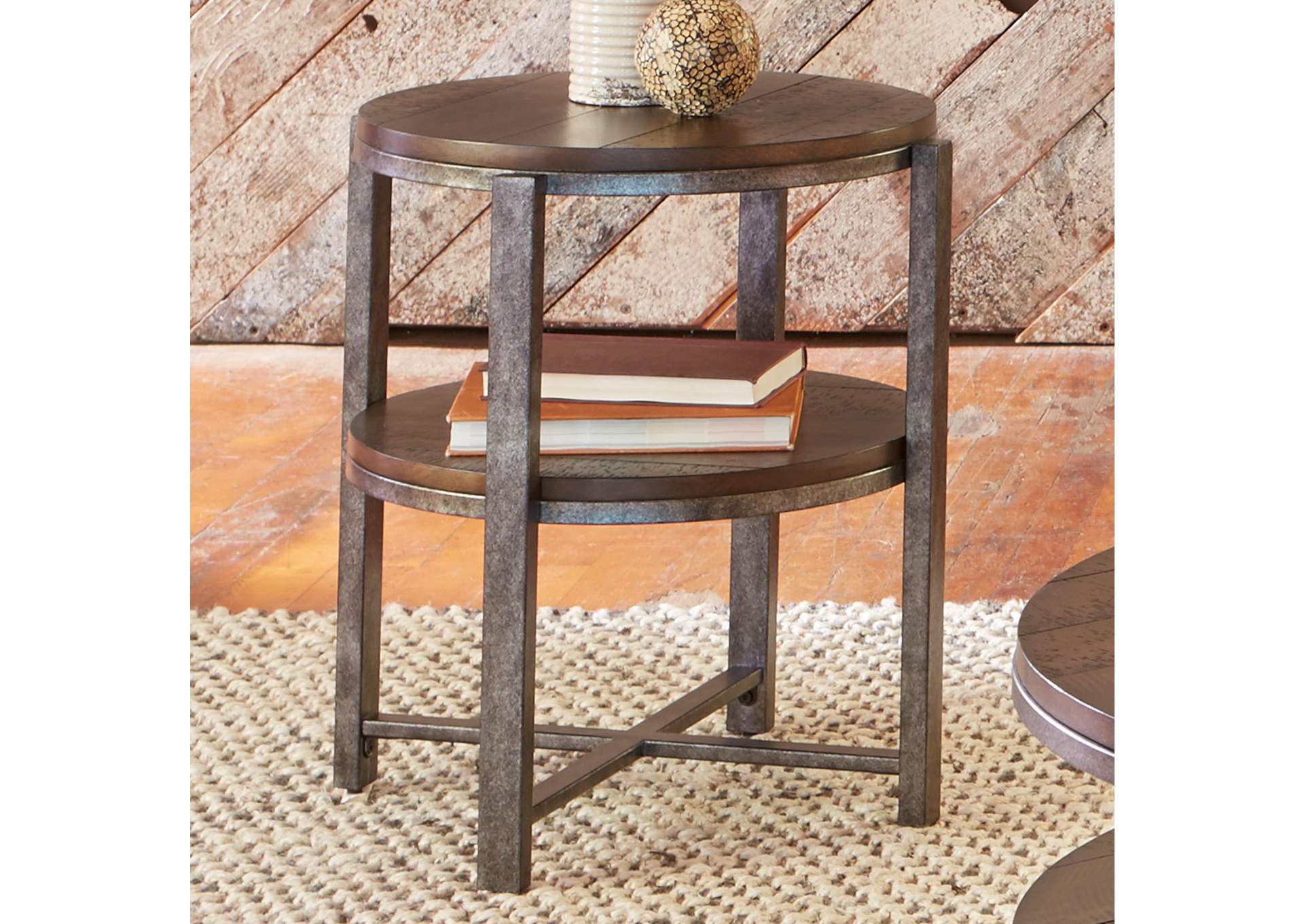 Breckinridge Round End Table,Liberty