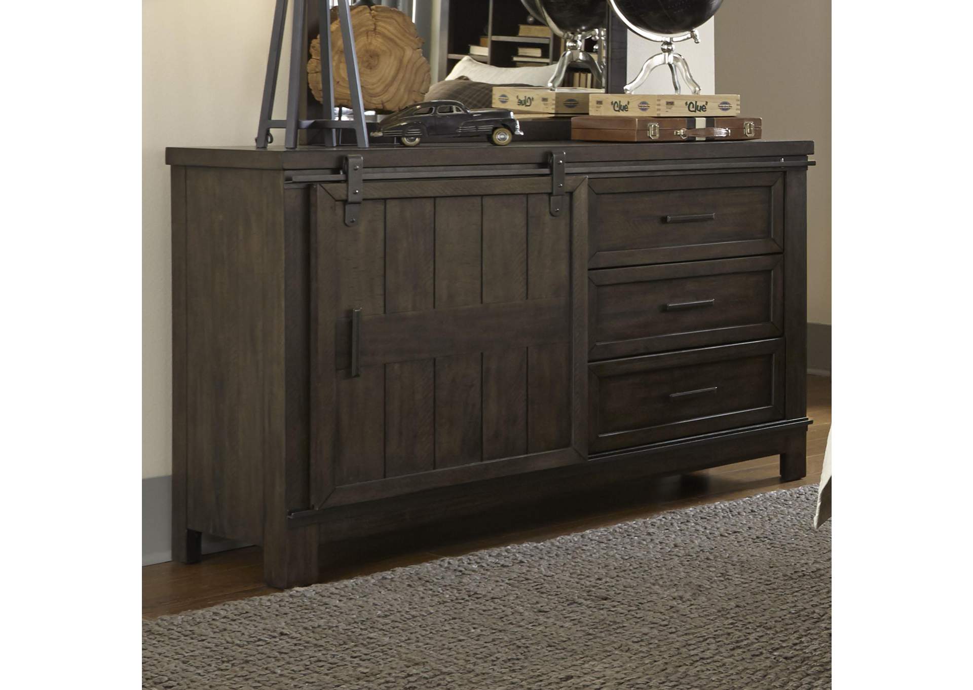 Thornwood Hills Barn Door Dresser,Liberty