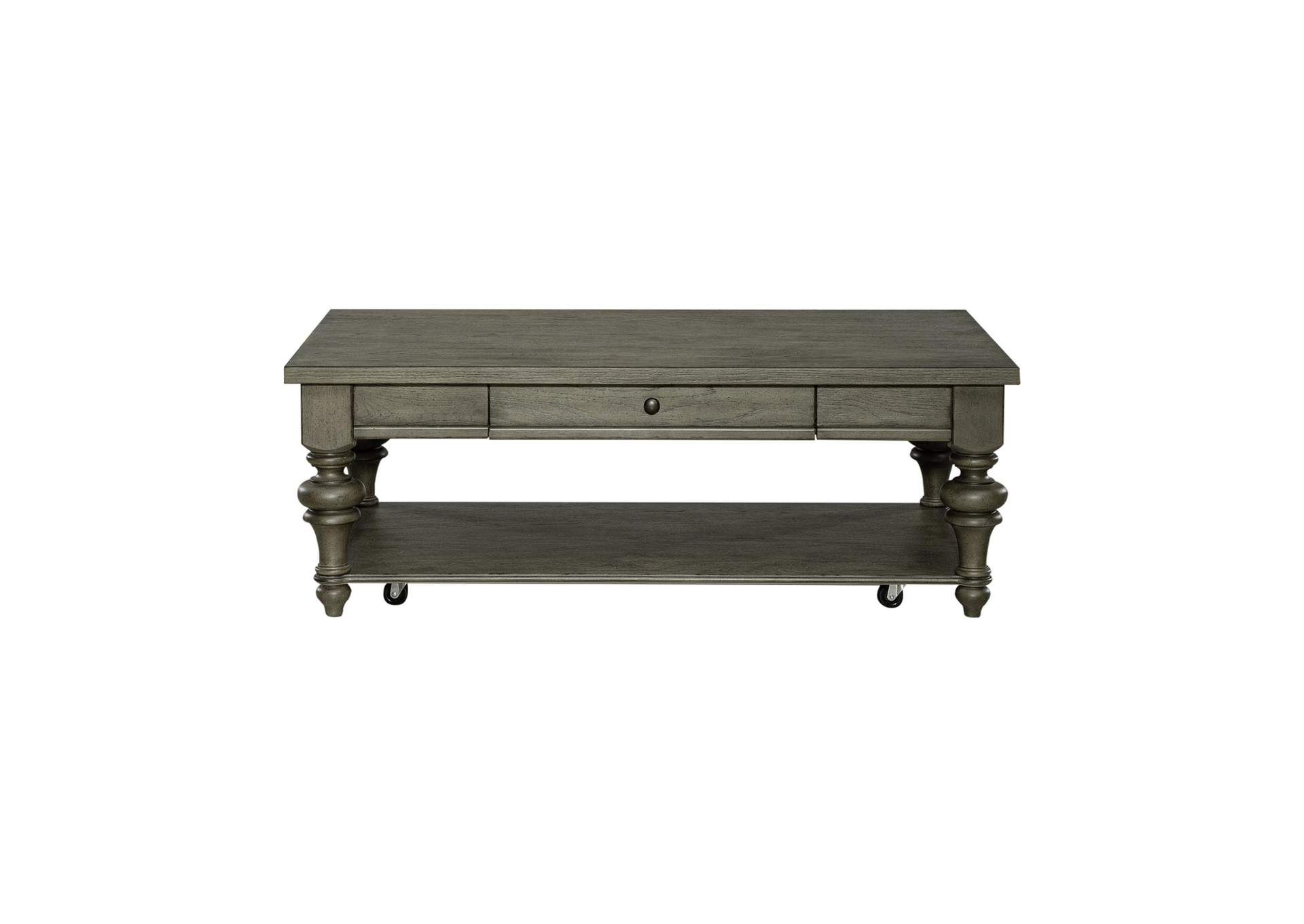 Americana Farmhouse Rectangular Cocktail Table,Liberty