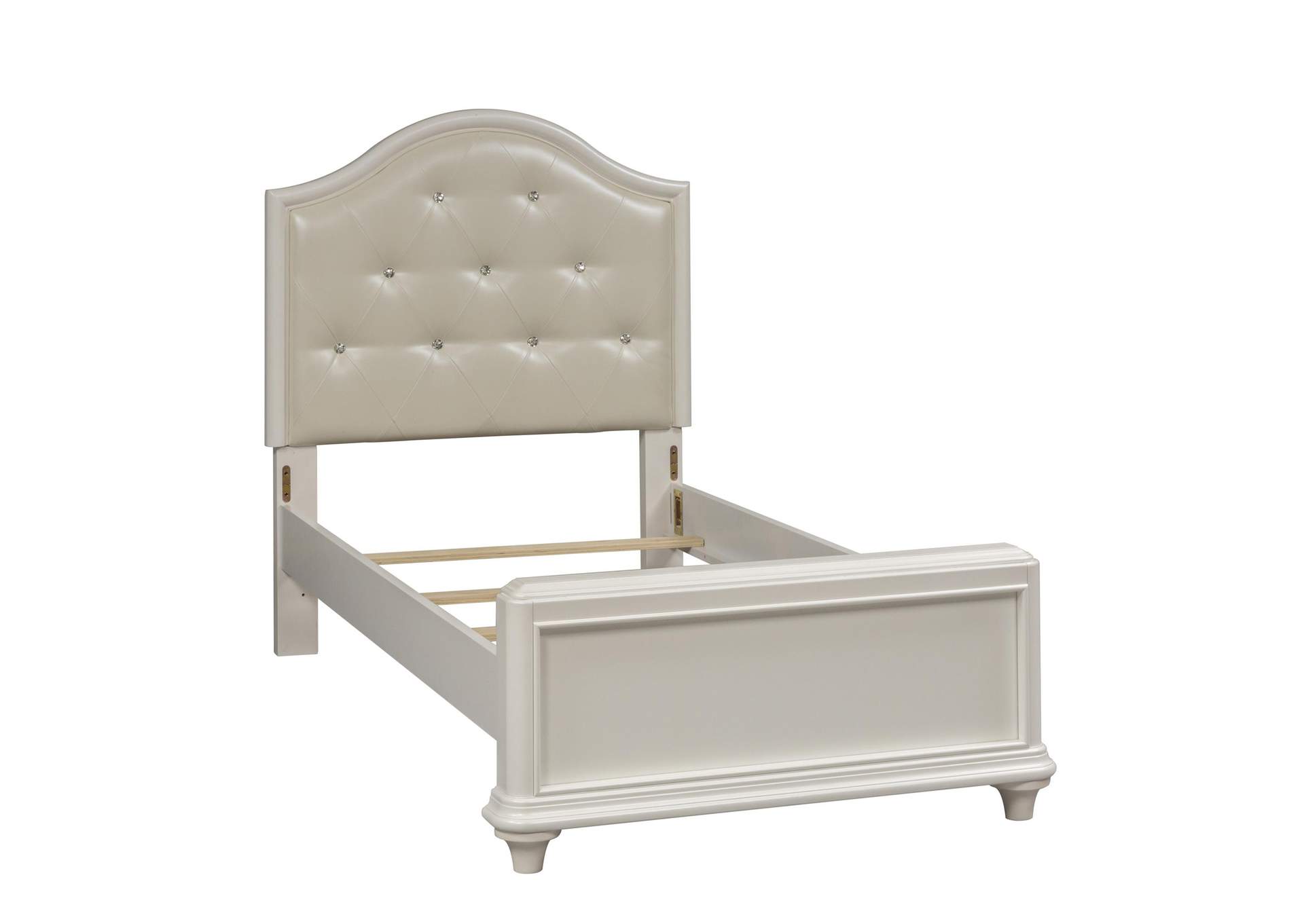Stardust Twin Panel Bed, Dresser & Mirror,Liberty