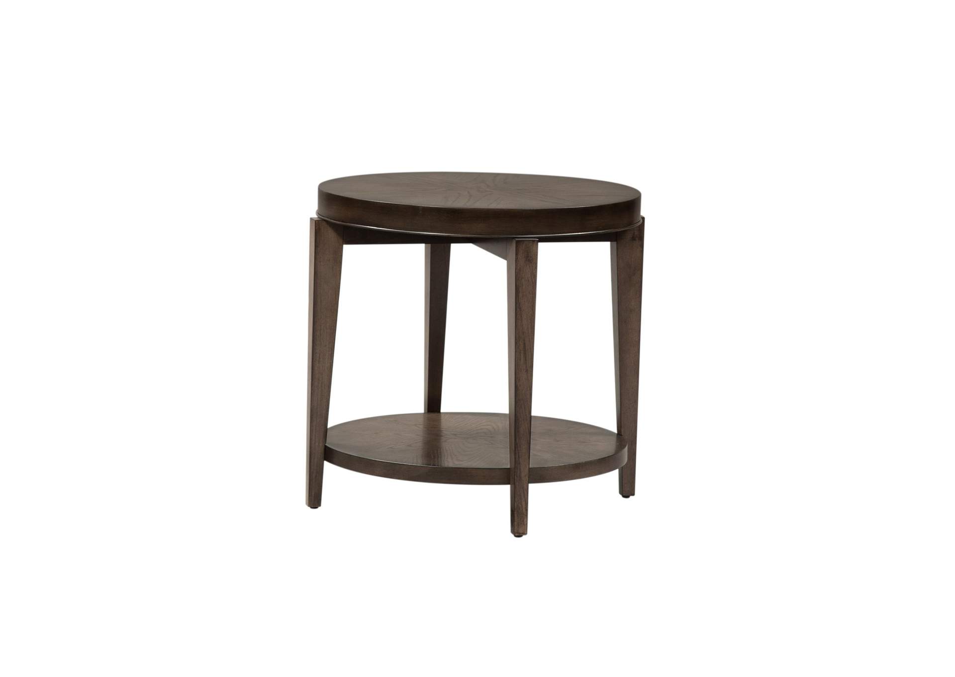 Penton Round End Table,Liberty