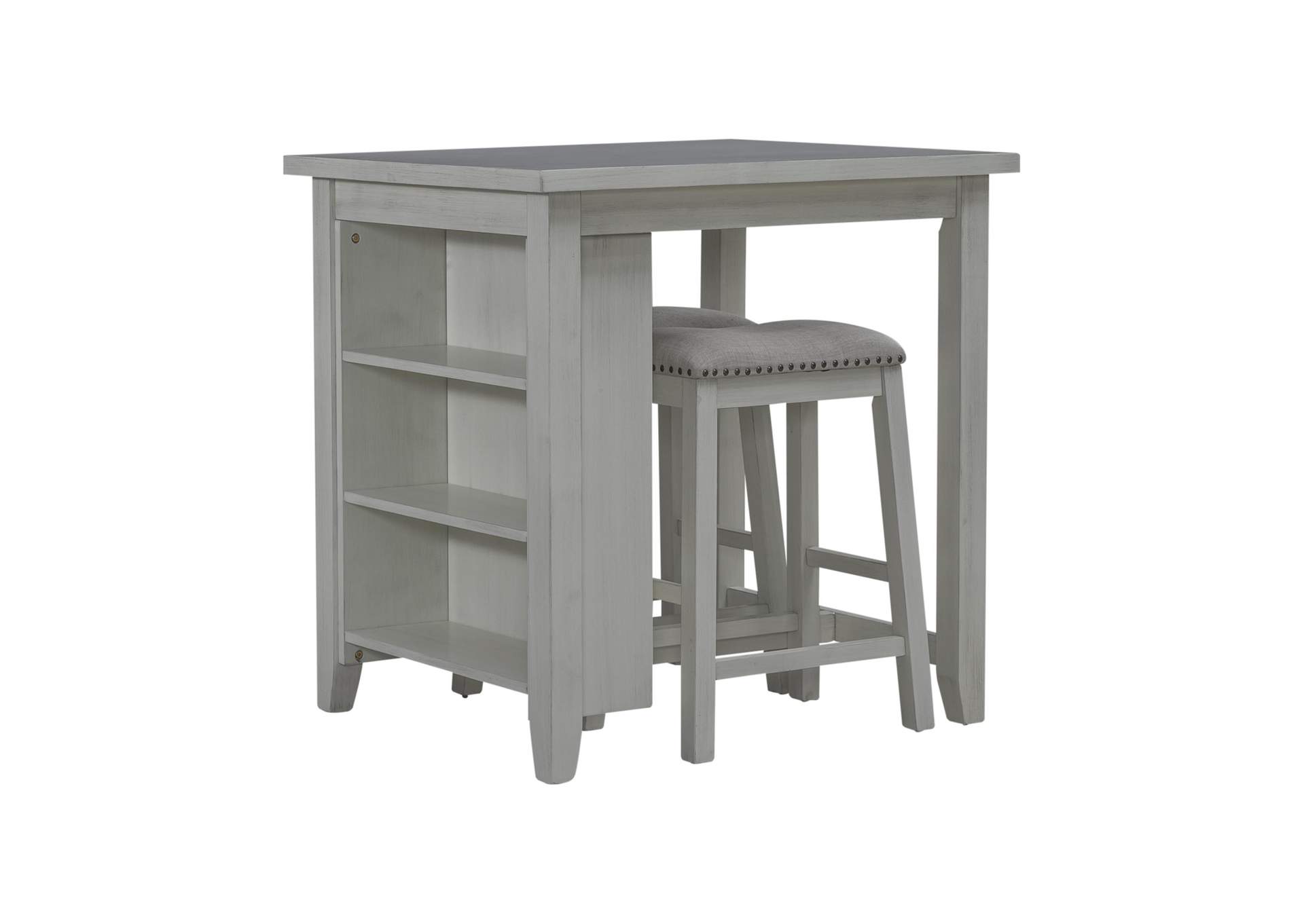 Brook Creek 3 Piece Counter Set - White,Liberty