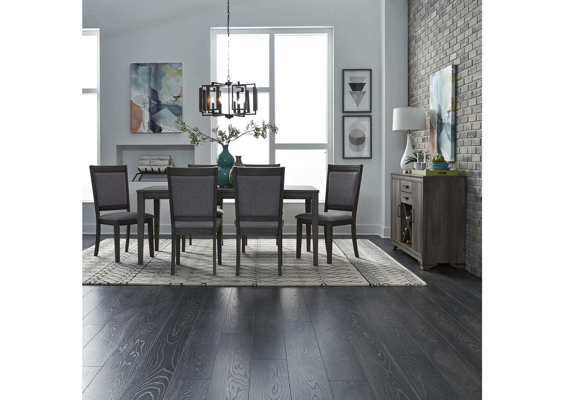 Tanners Creek Opt 7 Piece Rectangular Table Set,Liberty