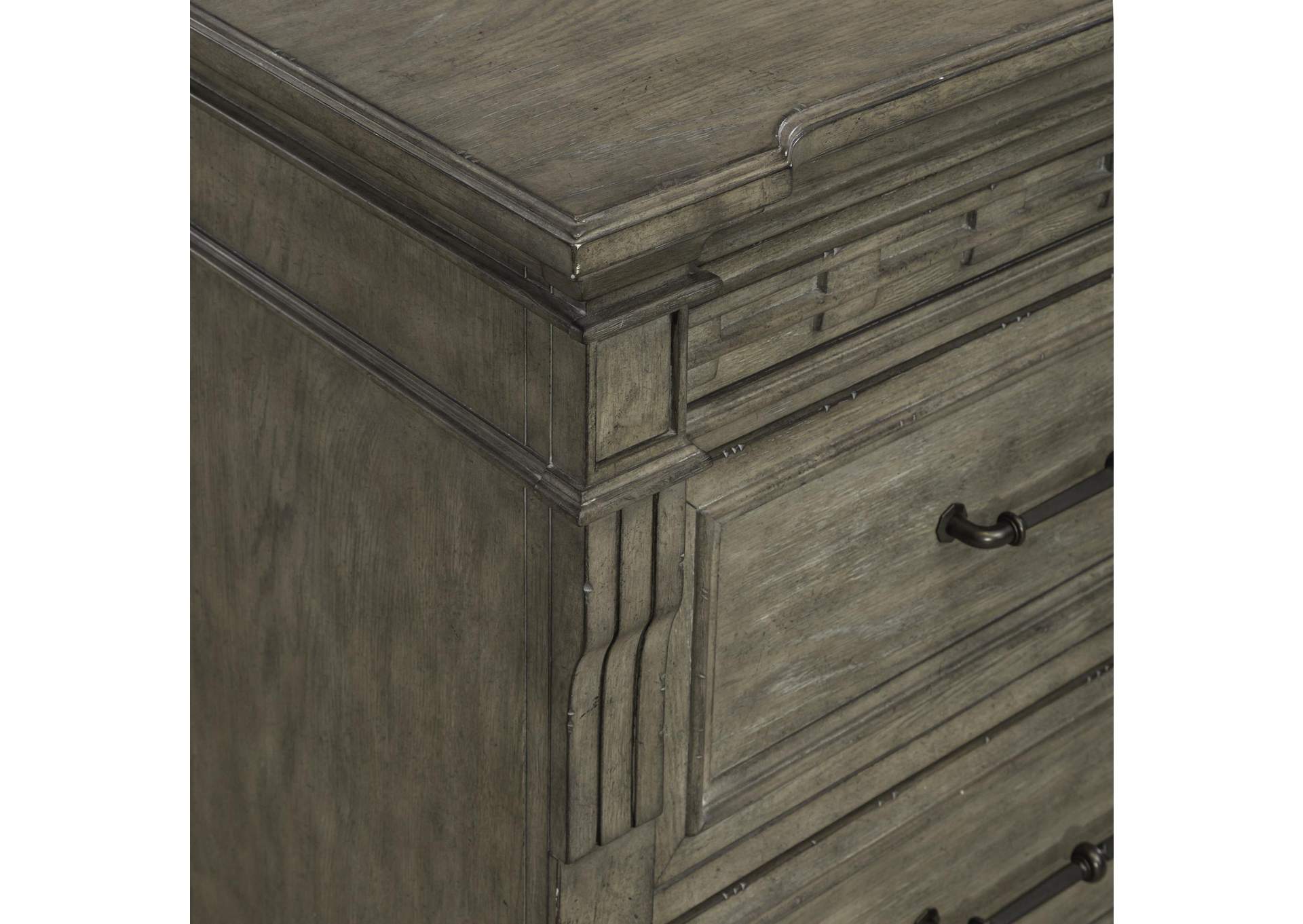 Town & Country Bedside Chest with Charging Station,Liberty