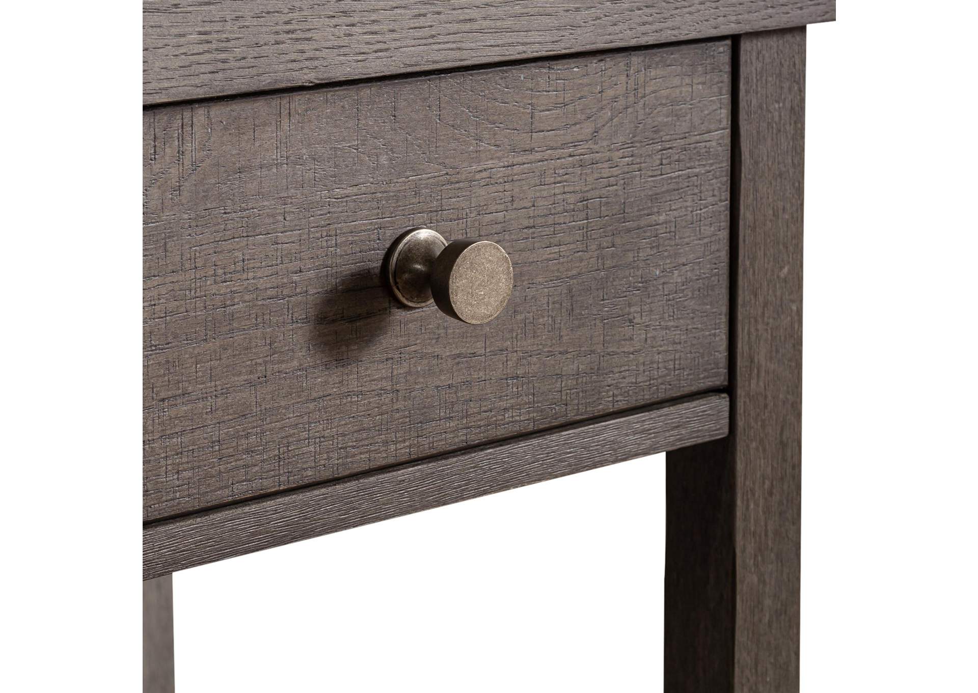 Modern Farmhouse Drawer Chair Side Table,Liberty