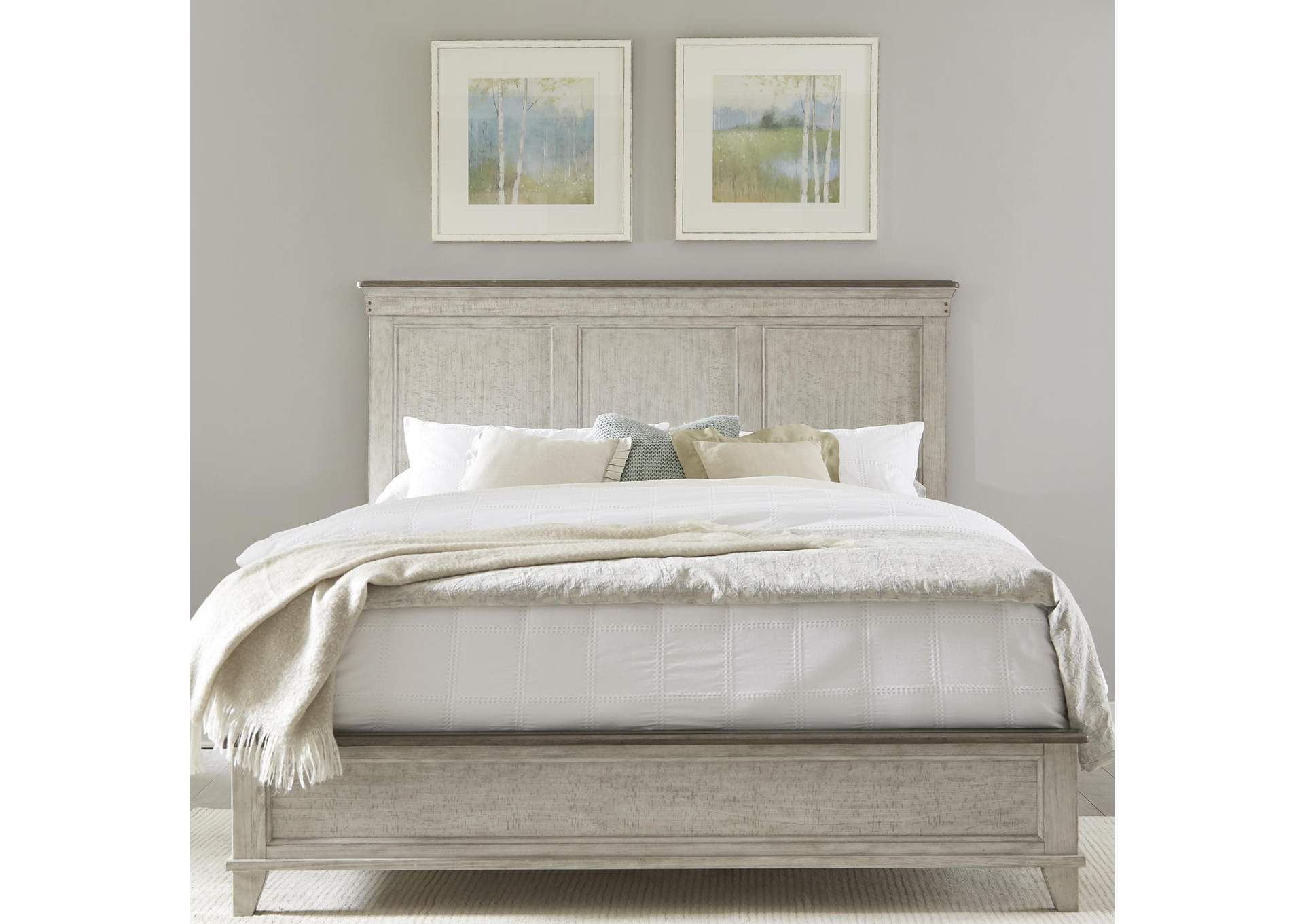 Ivy Hollow Queen Panel Bed,Liberty