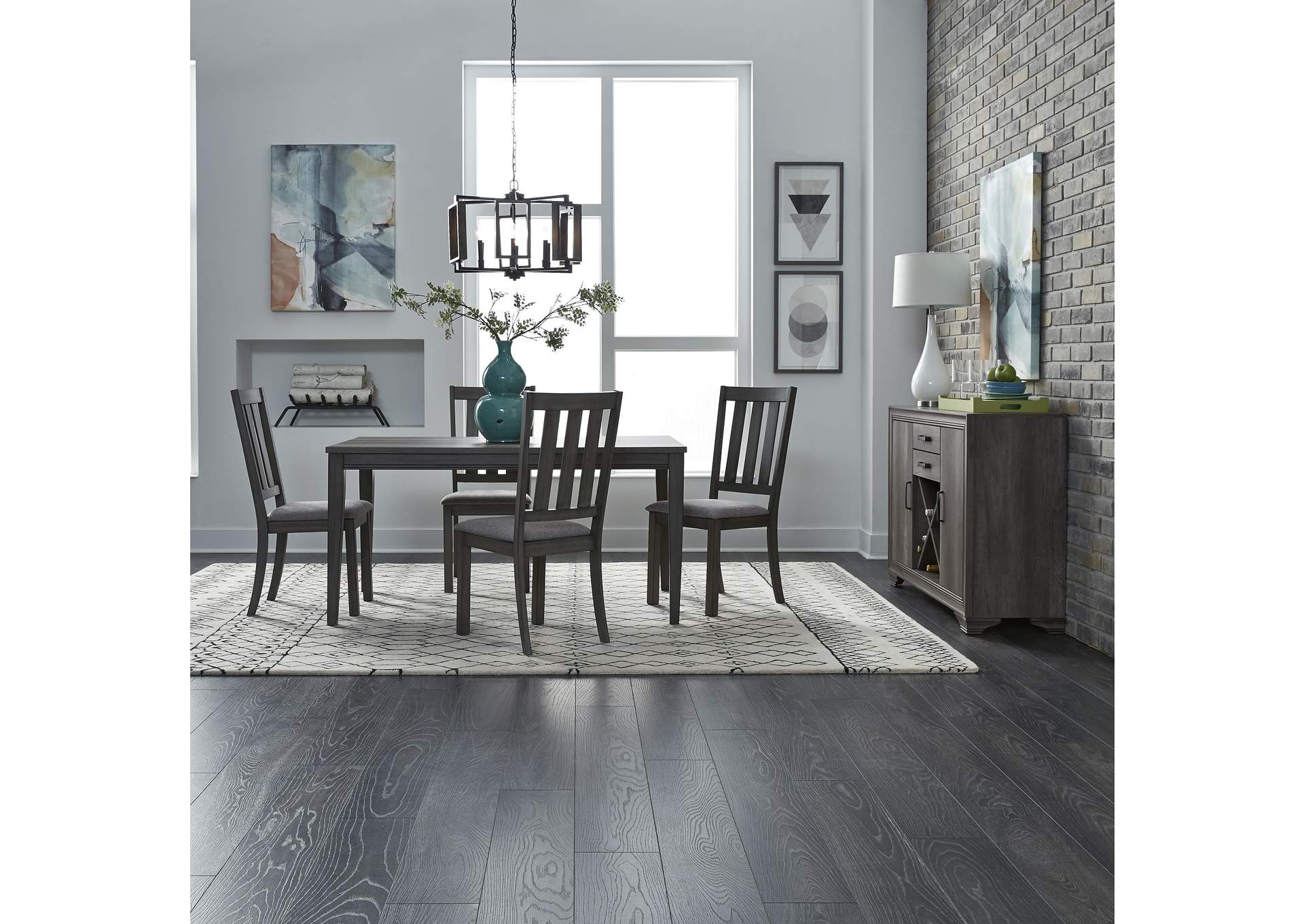 Tanners Creek 5 Piece Rectangular Table Set,Liberty