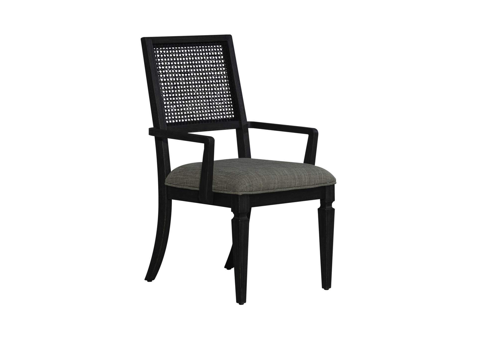 Caruso Heights Panel Back Arm Chair (RTA),Liberty