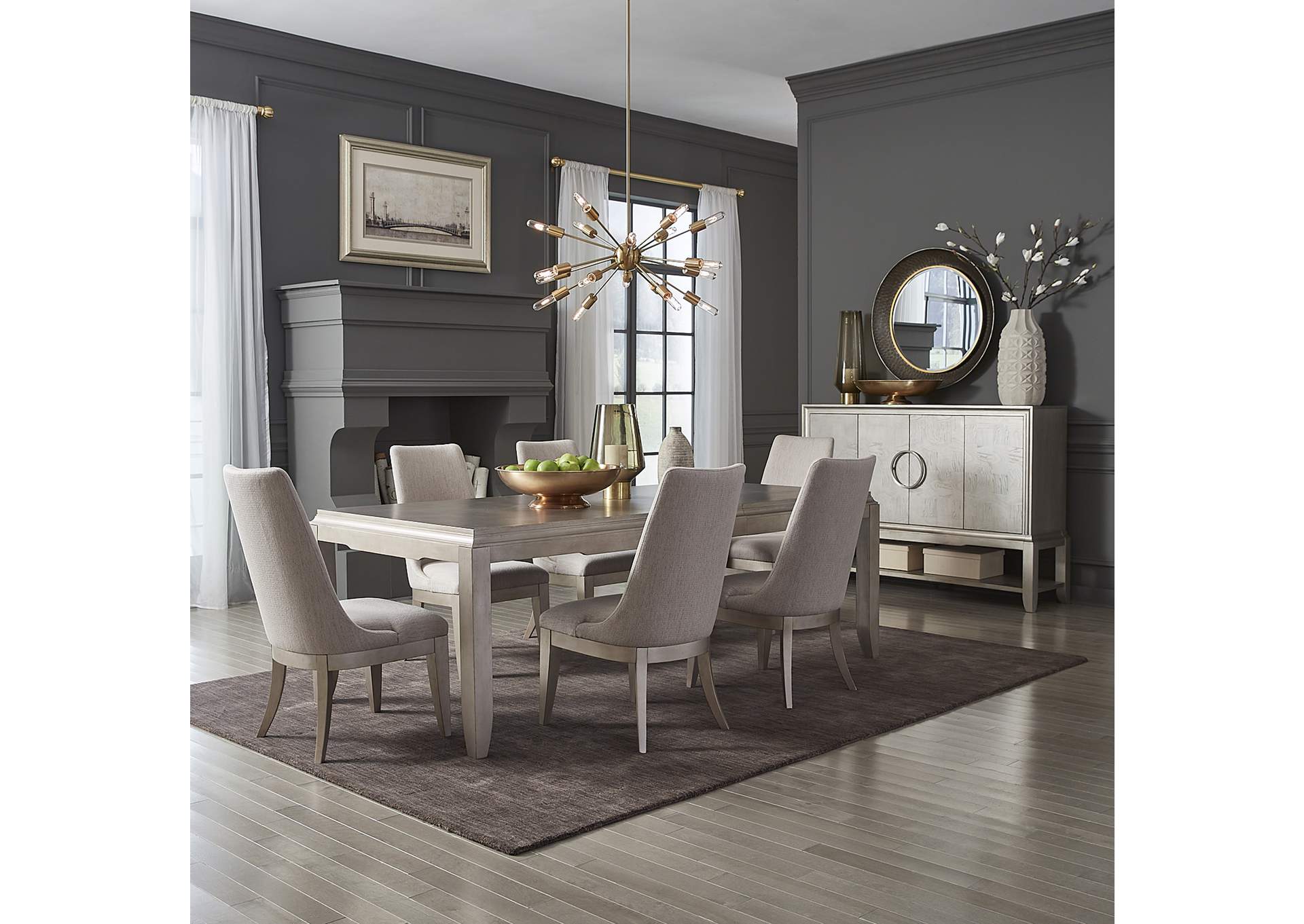 Montage 7 Piece Leg Table Set,Liberty
