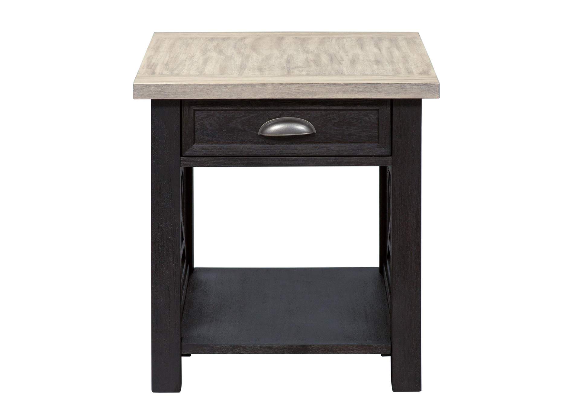 Heatherbrook Drawer End Table,Liberty