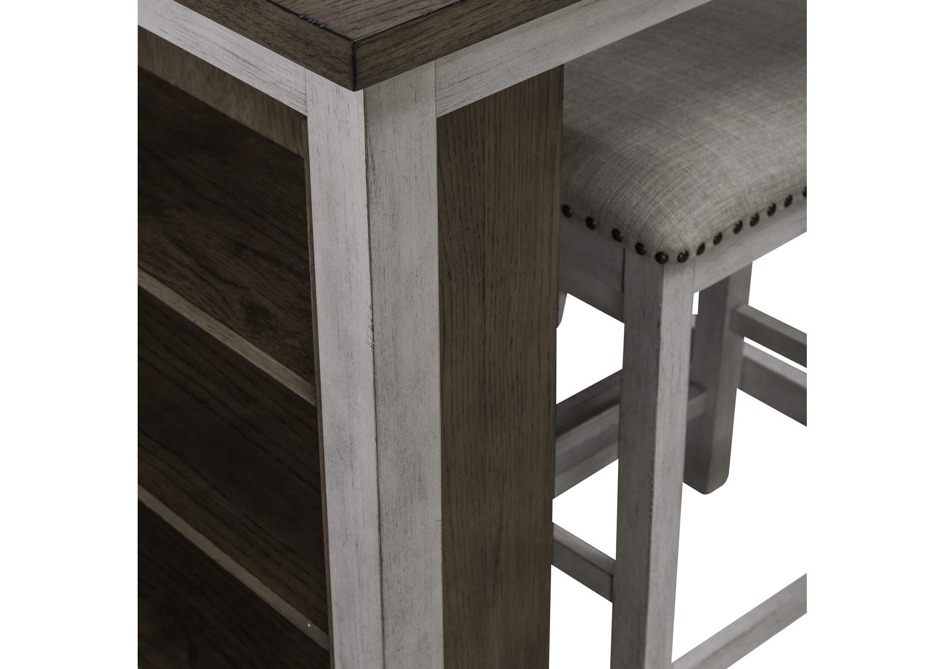 Brook Creek 3 Piece Counter Set - Two Tone,Liberty