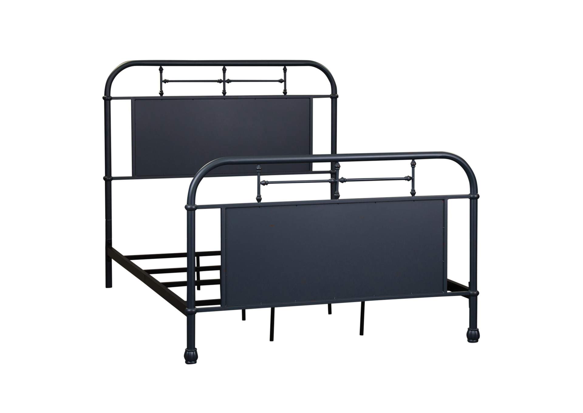 Vintage Series Full Metal Bed - Navy,Liberty