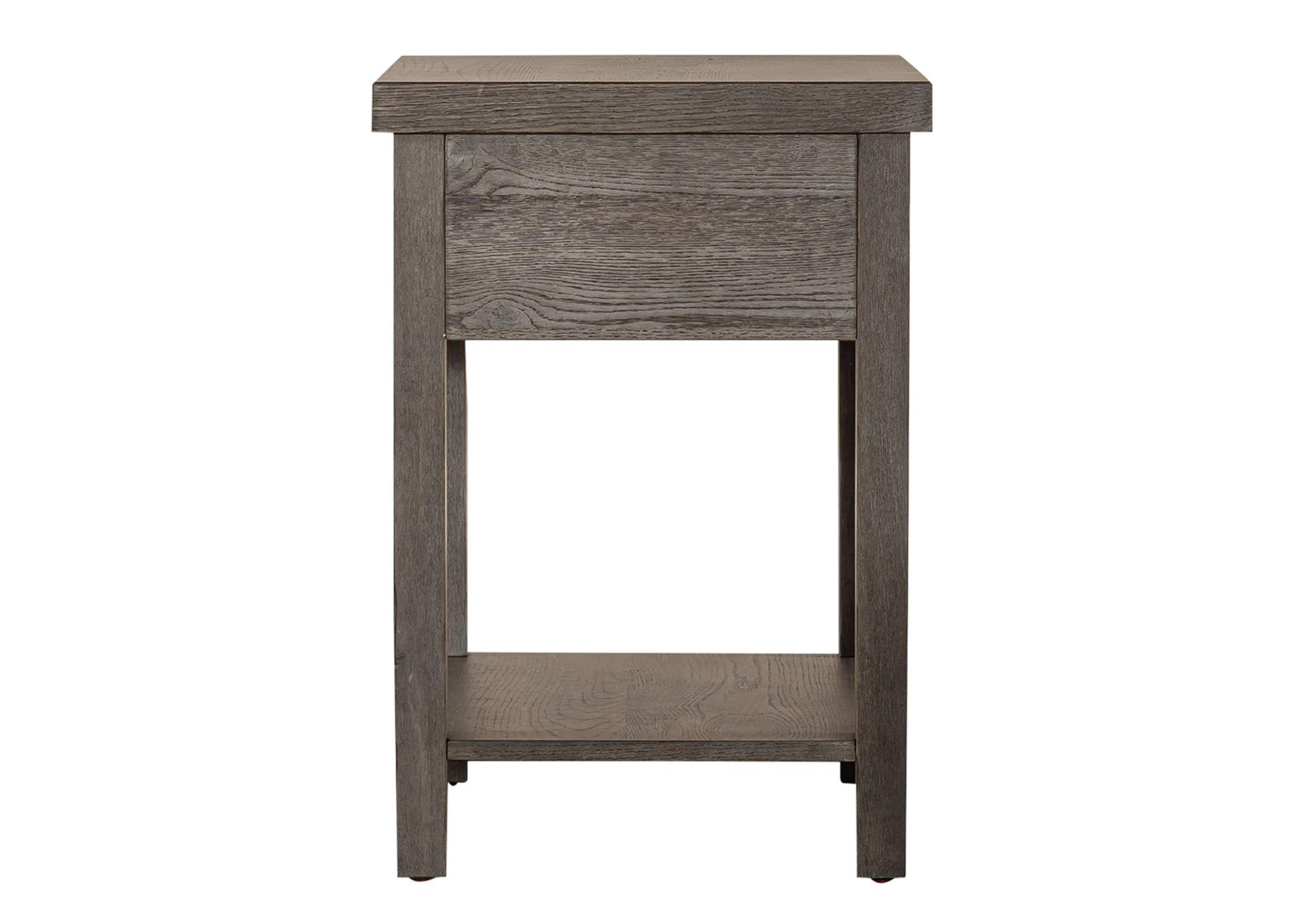 Modern Farmhouse Drawer Chair Side Table,Liberty