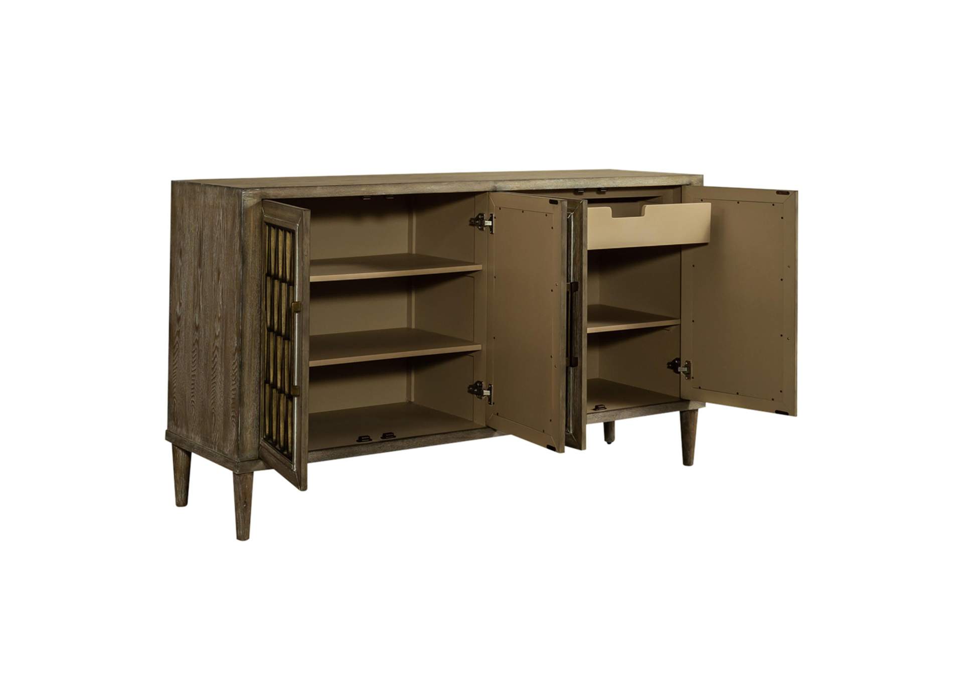 Devonshire 4 Door Accent Cabinet,Liberty