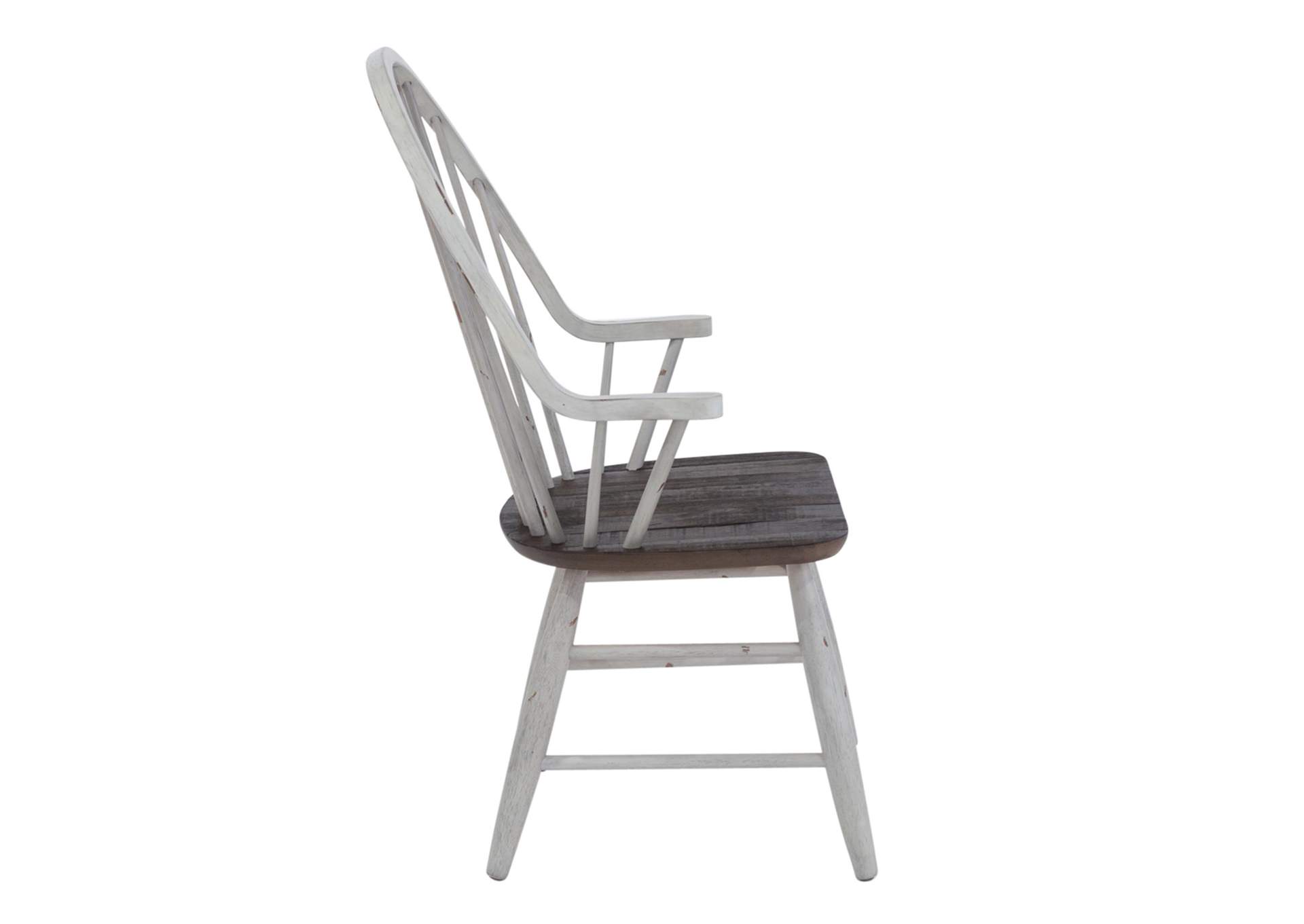 Farmhouse Windsor Back Arm Chair,Liberty