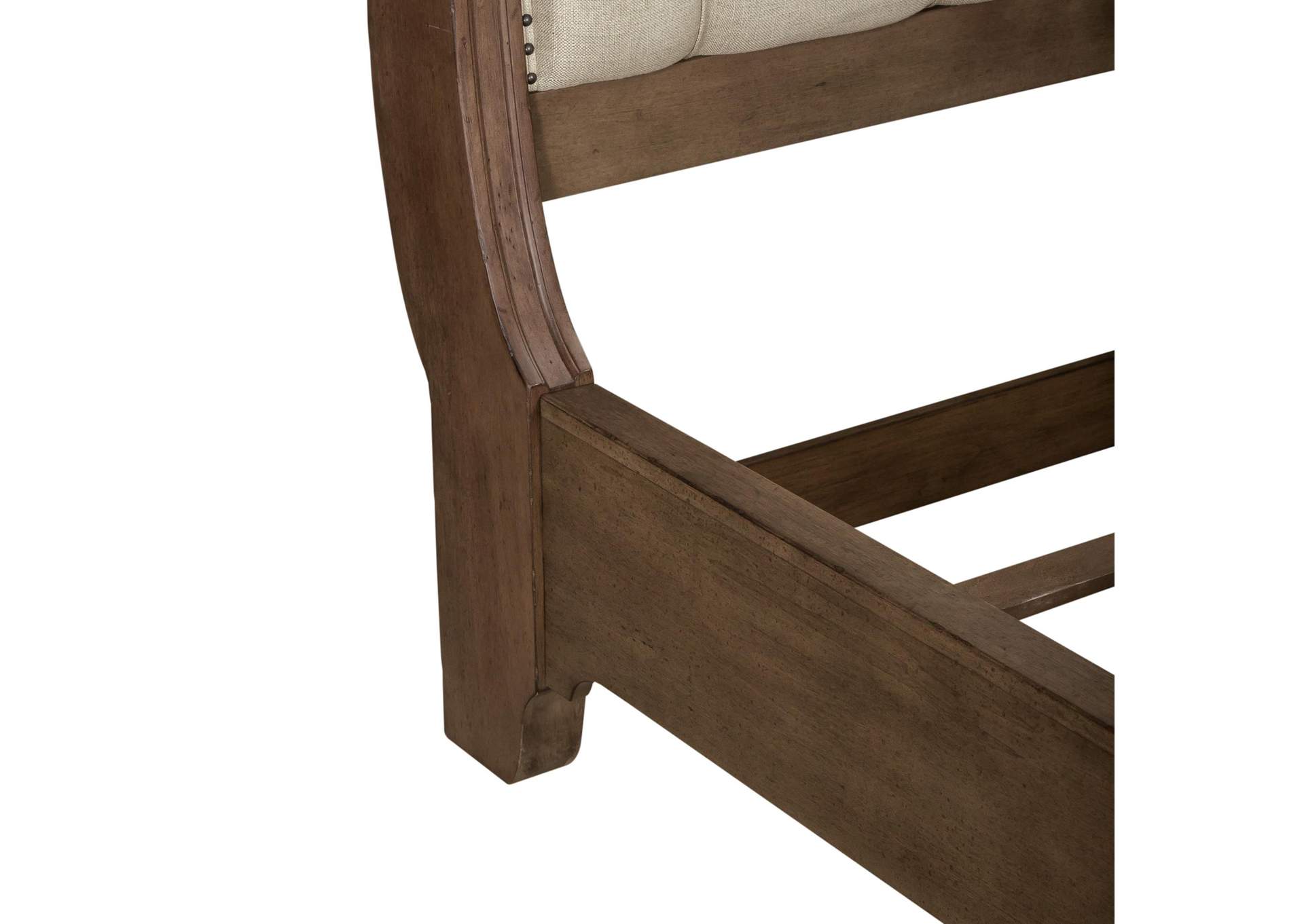 Americana Farmhouse Queen Sleigh Bed,Liberty